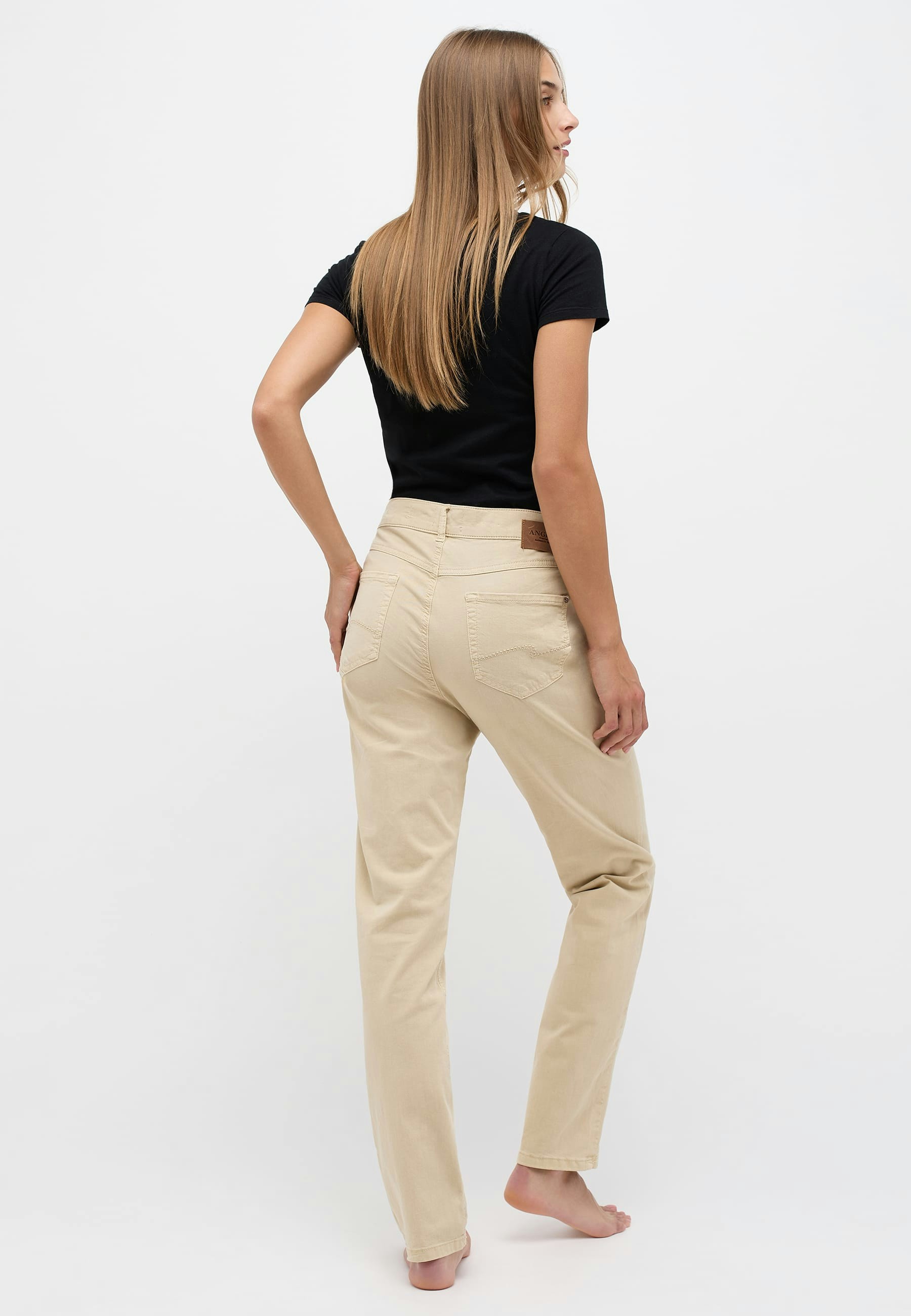 Jeans Cici with coloured denim