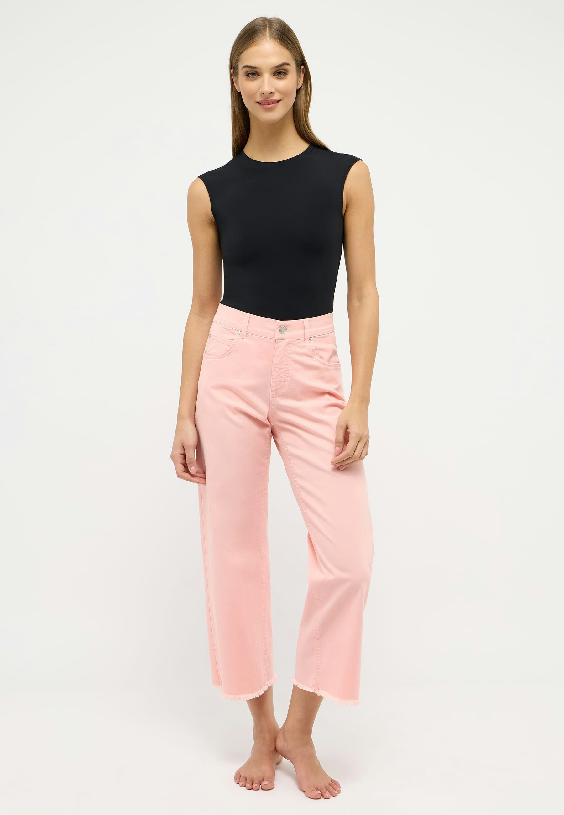 Jeans-Culotte Linn Fringe