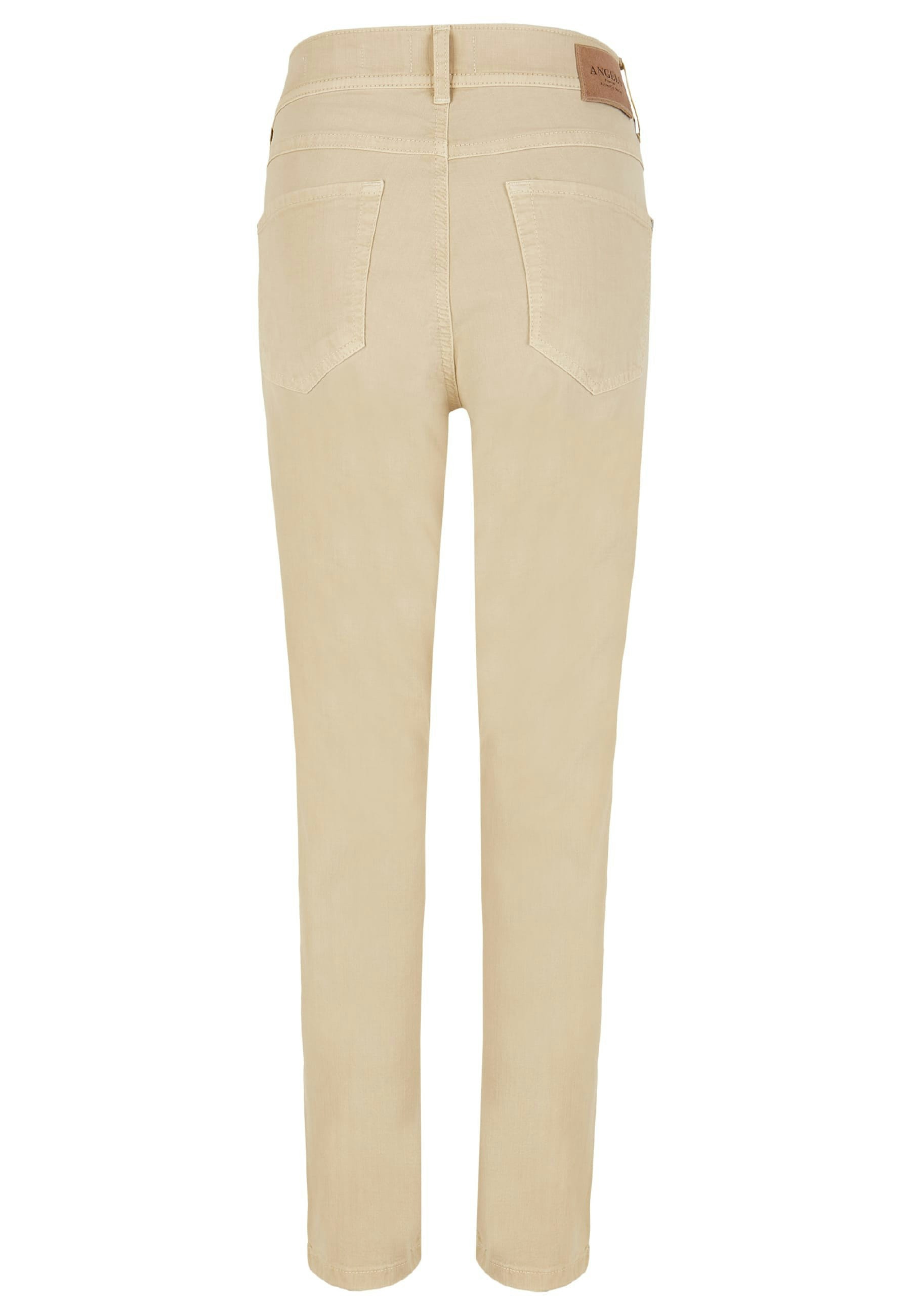 Jeans Ornella Button with solid fabric