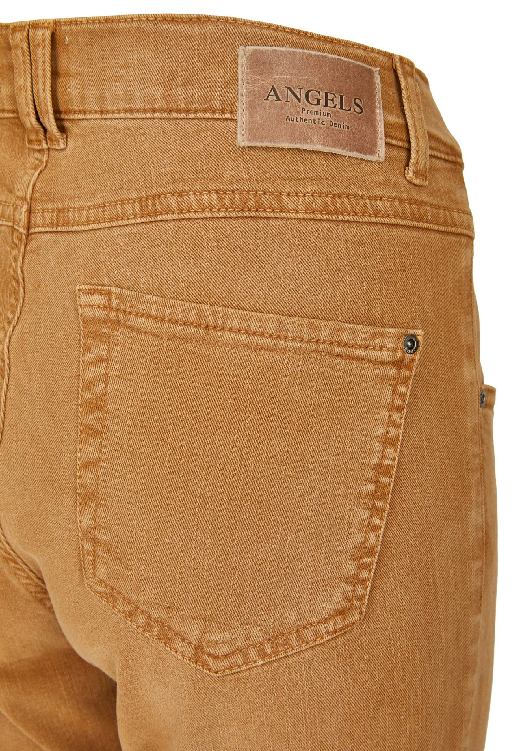 Jeans Skinny Button with colored denim