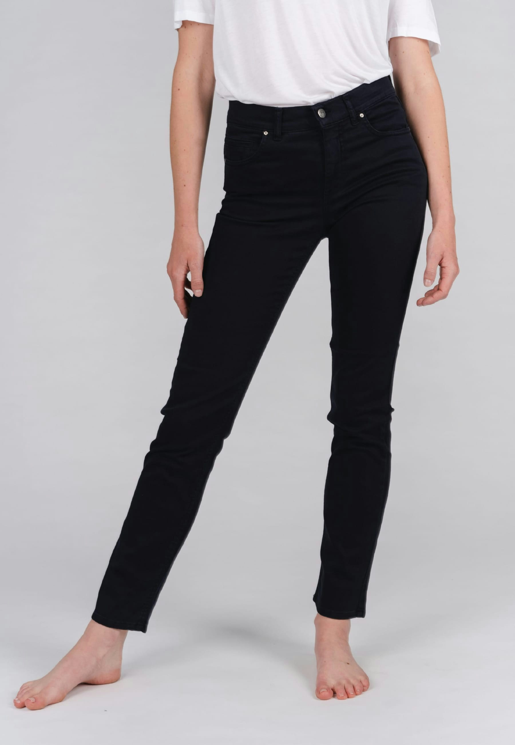 Jeans Cici with solid-colored design