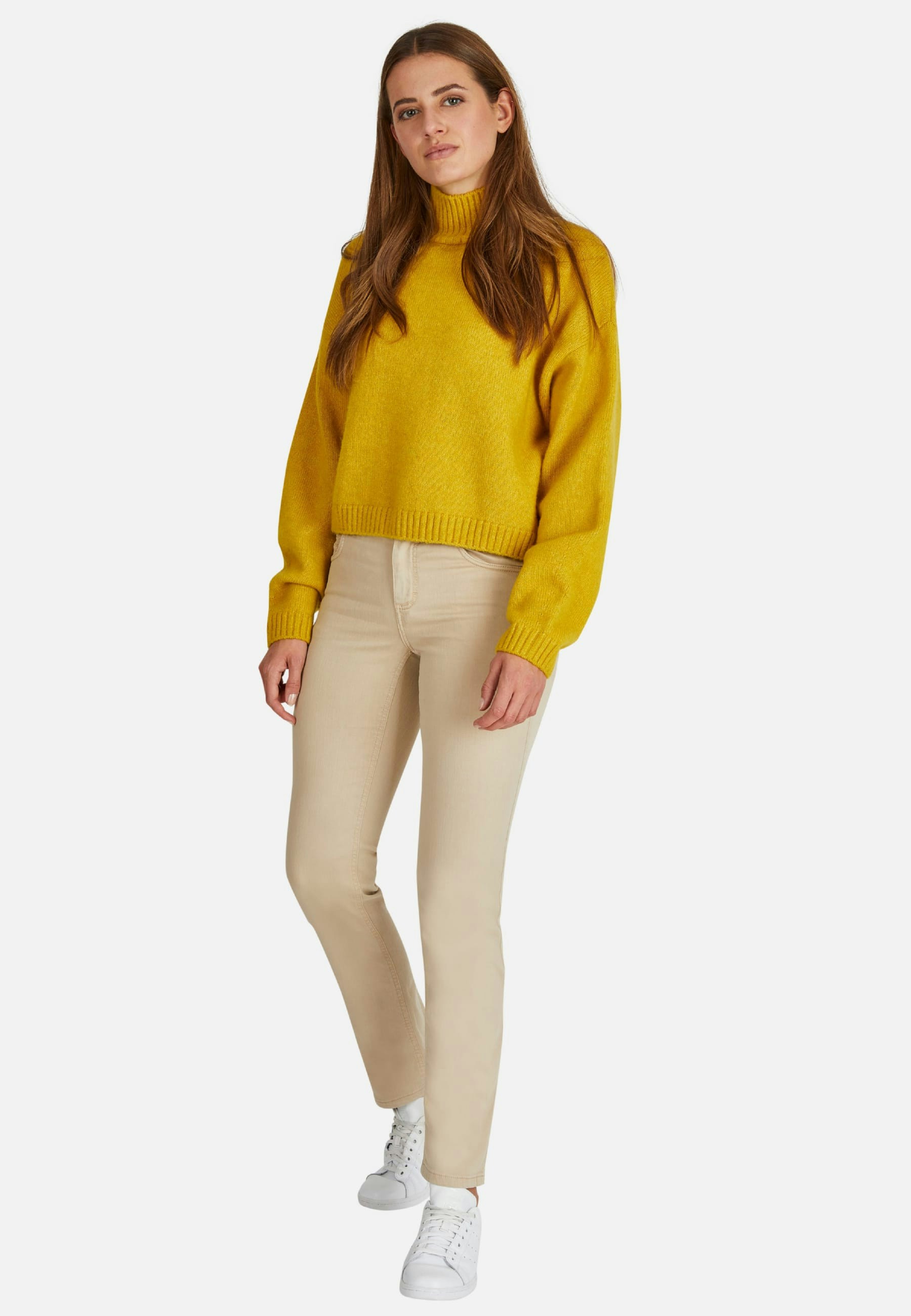 Jeans Cici mit unifarbenem Design