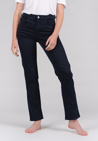 Jeans Dolly mit unifarbenen Design
