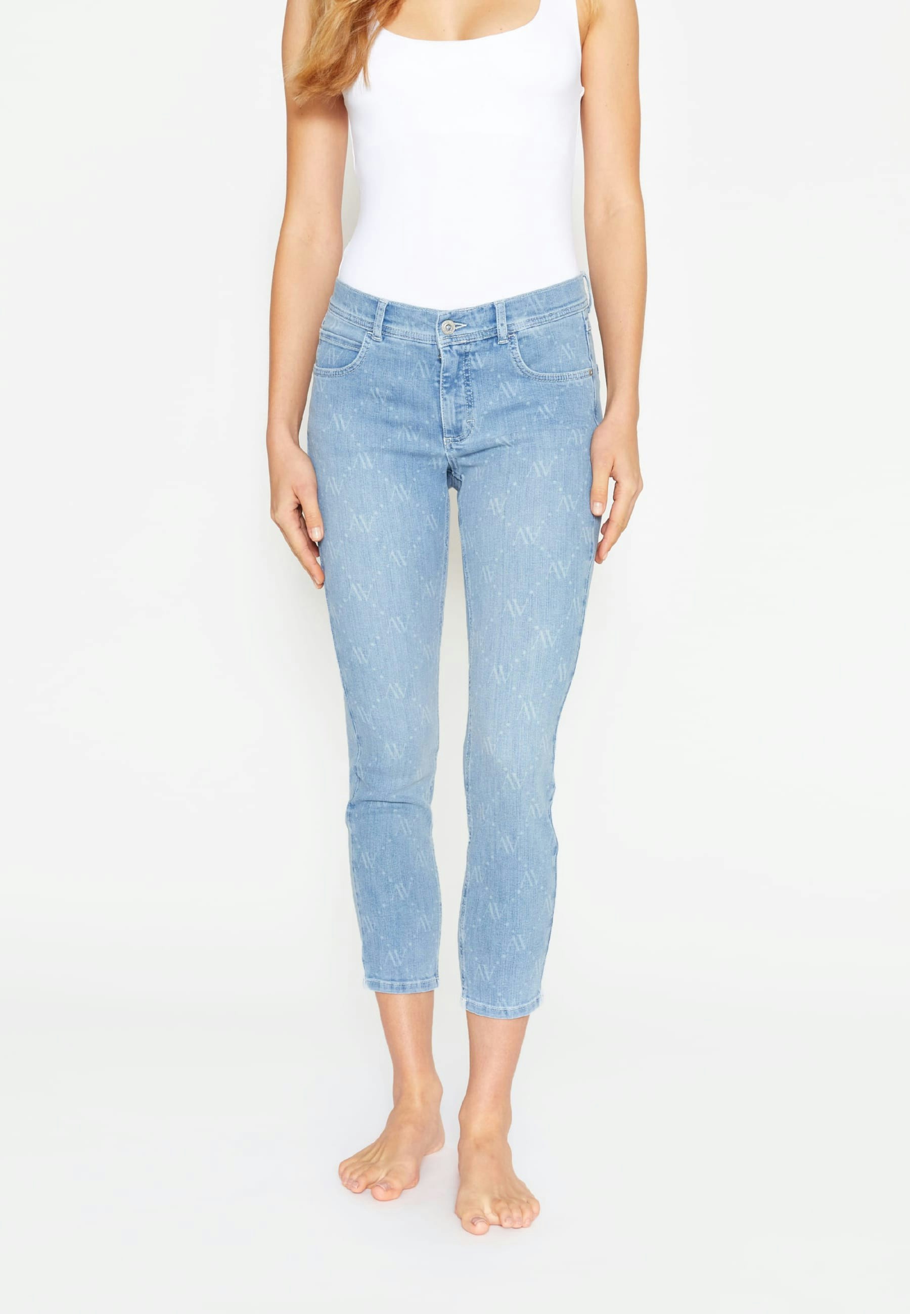 Jeans Ornella with laser print