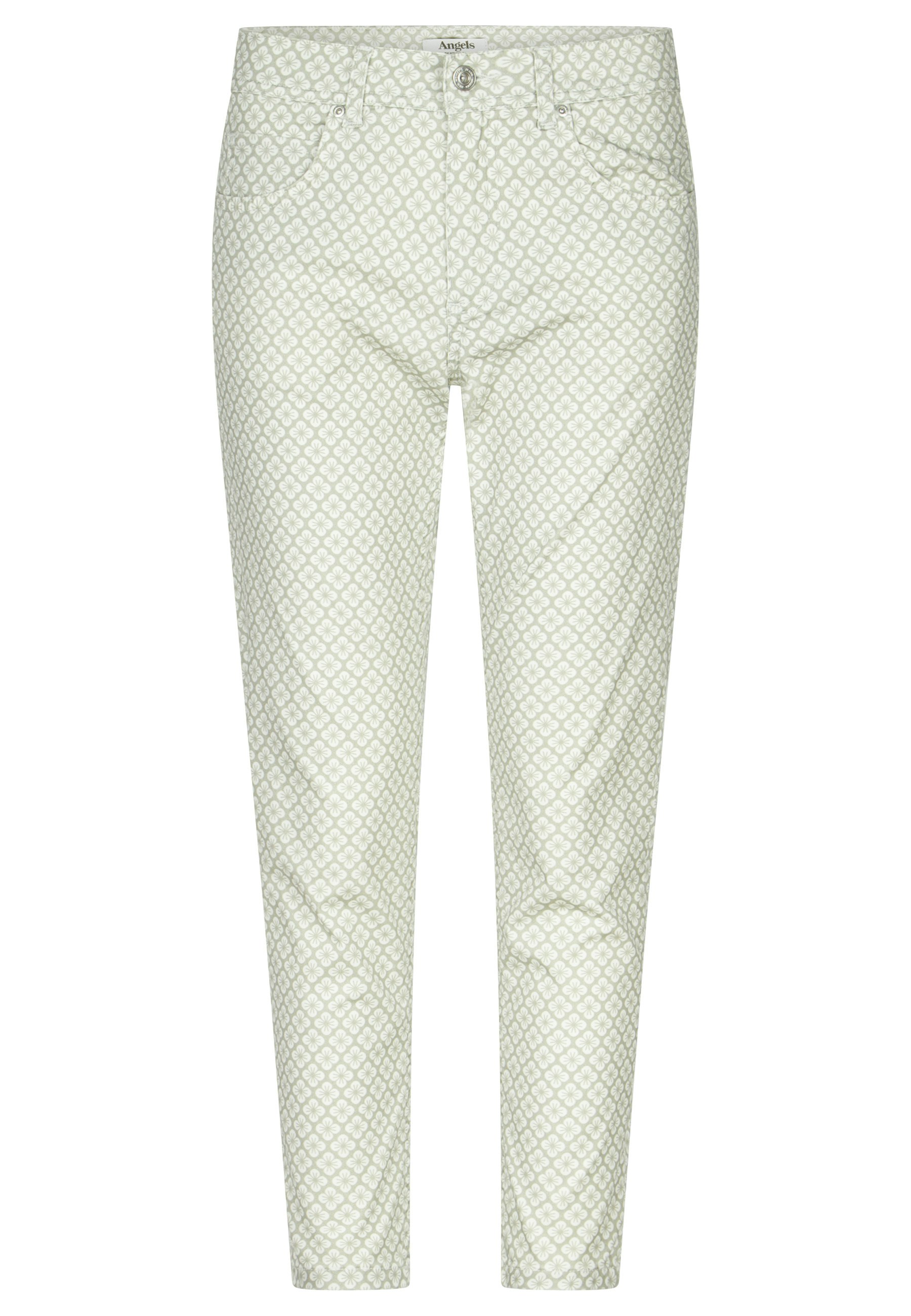 Hose Ornella mit Blumen-Muster