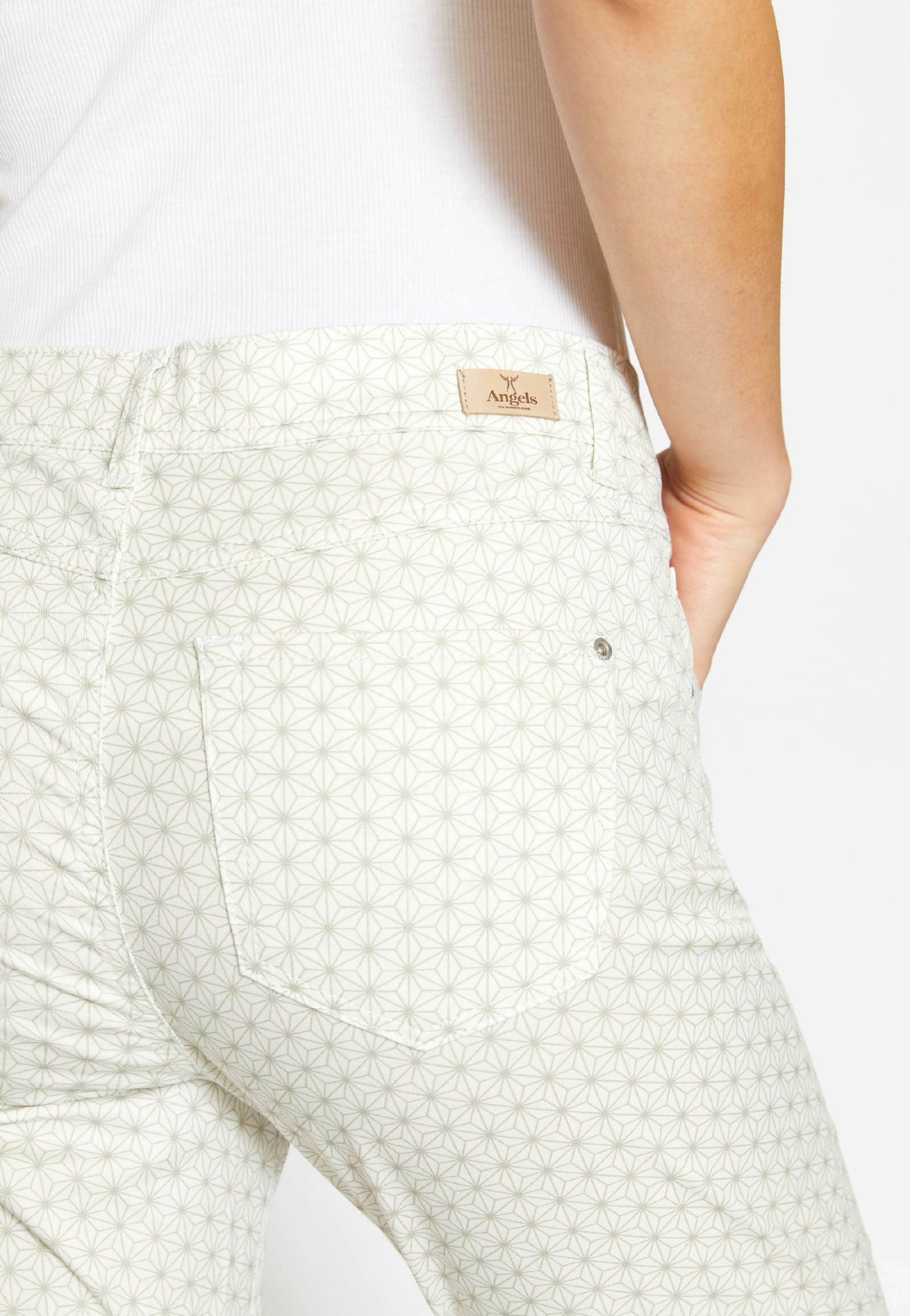 Pants Ornella with graphic print