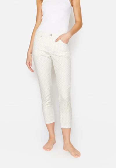 Pants Ornella with graphic print