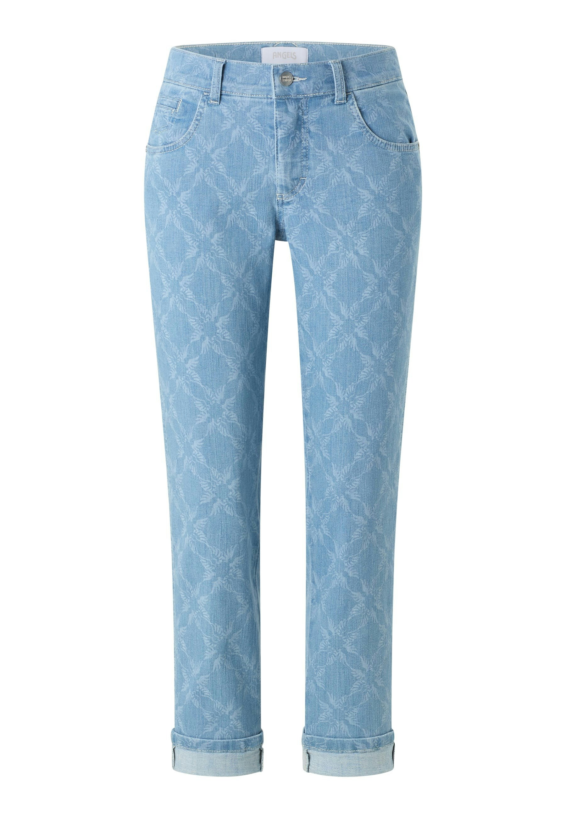 Jeans Darleen Crop TU mit Laser Print