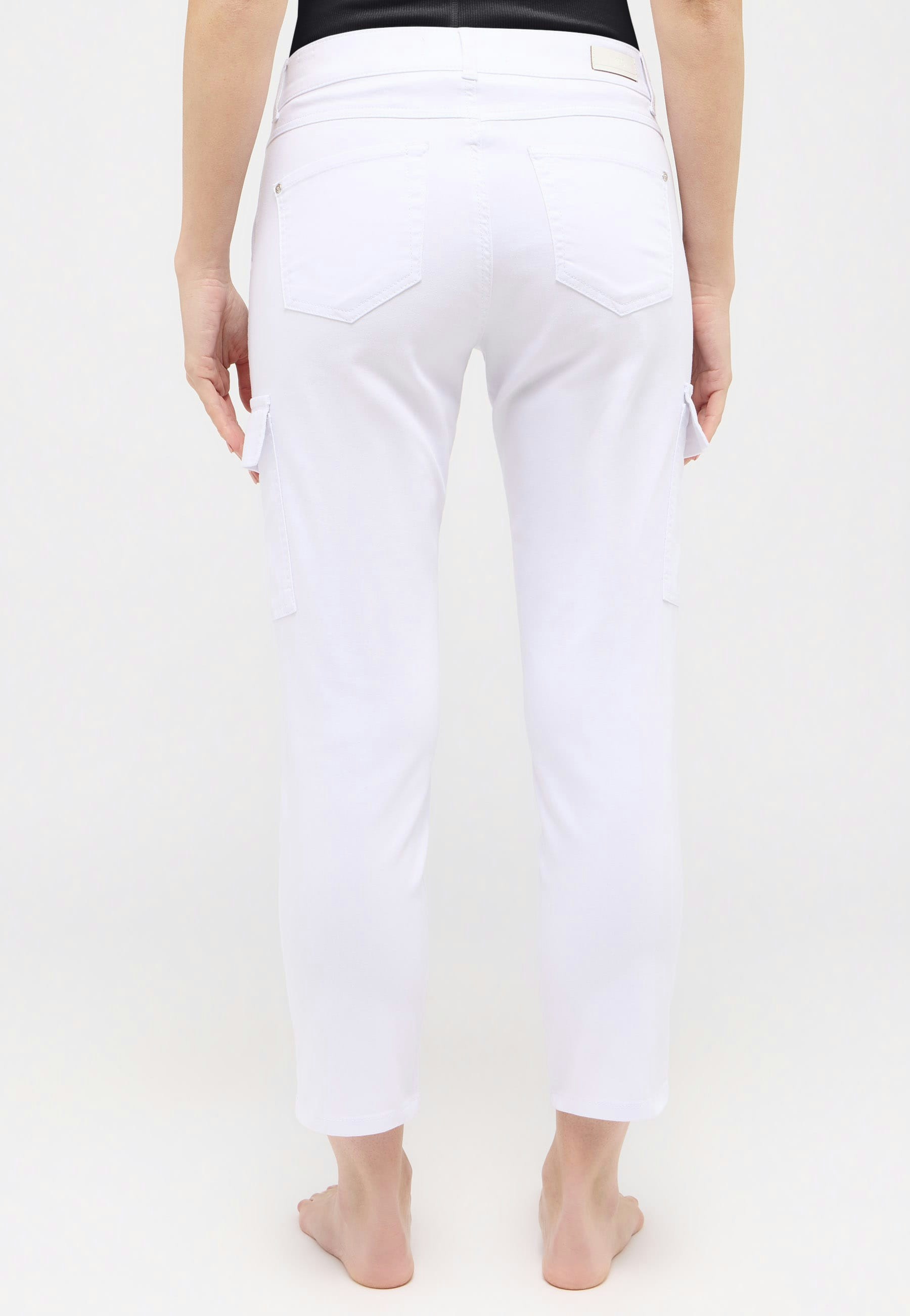 Jeans Cici Crop Slit Cargo