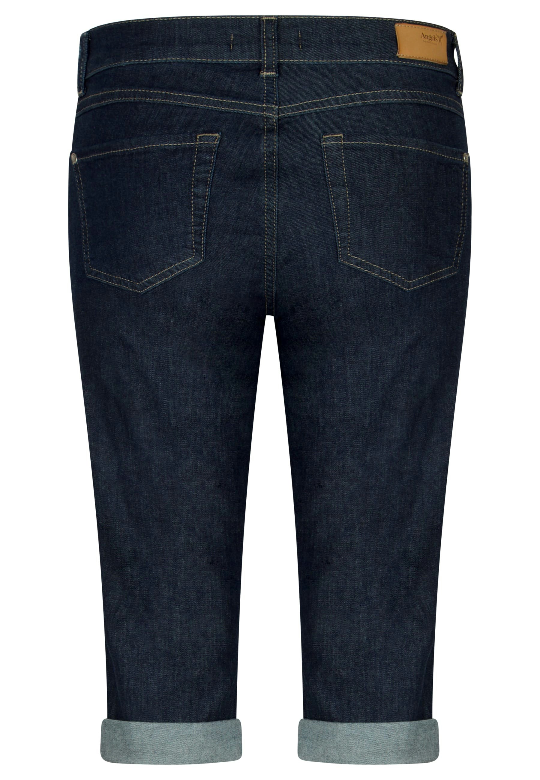 Jeans Capri TU with distressed look