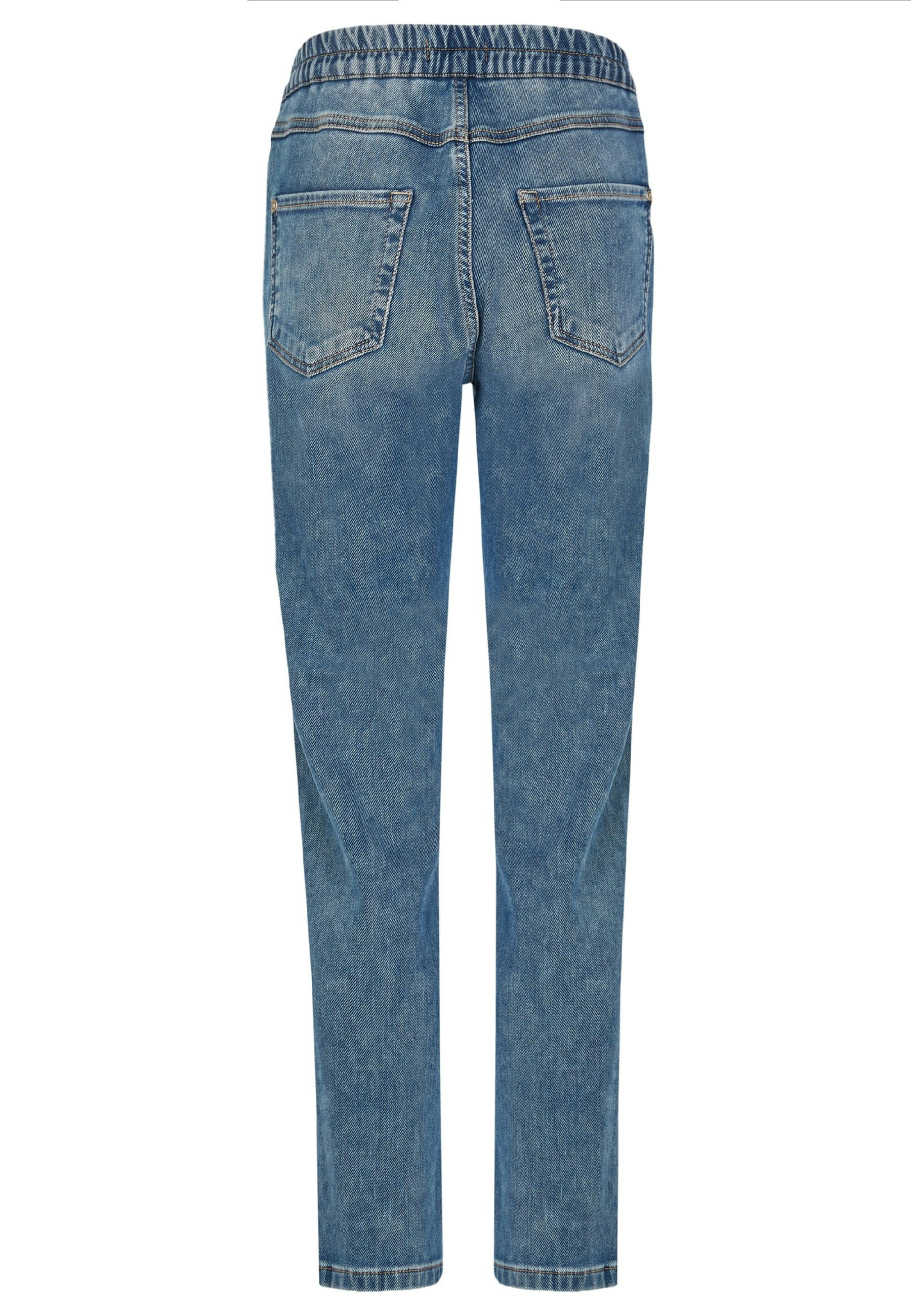 Elastic waistband jeans Louisa Active with drawstring