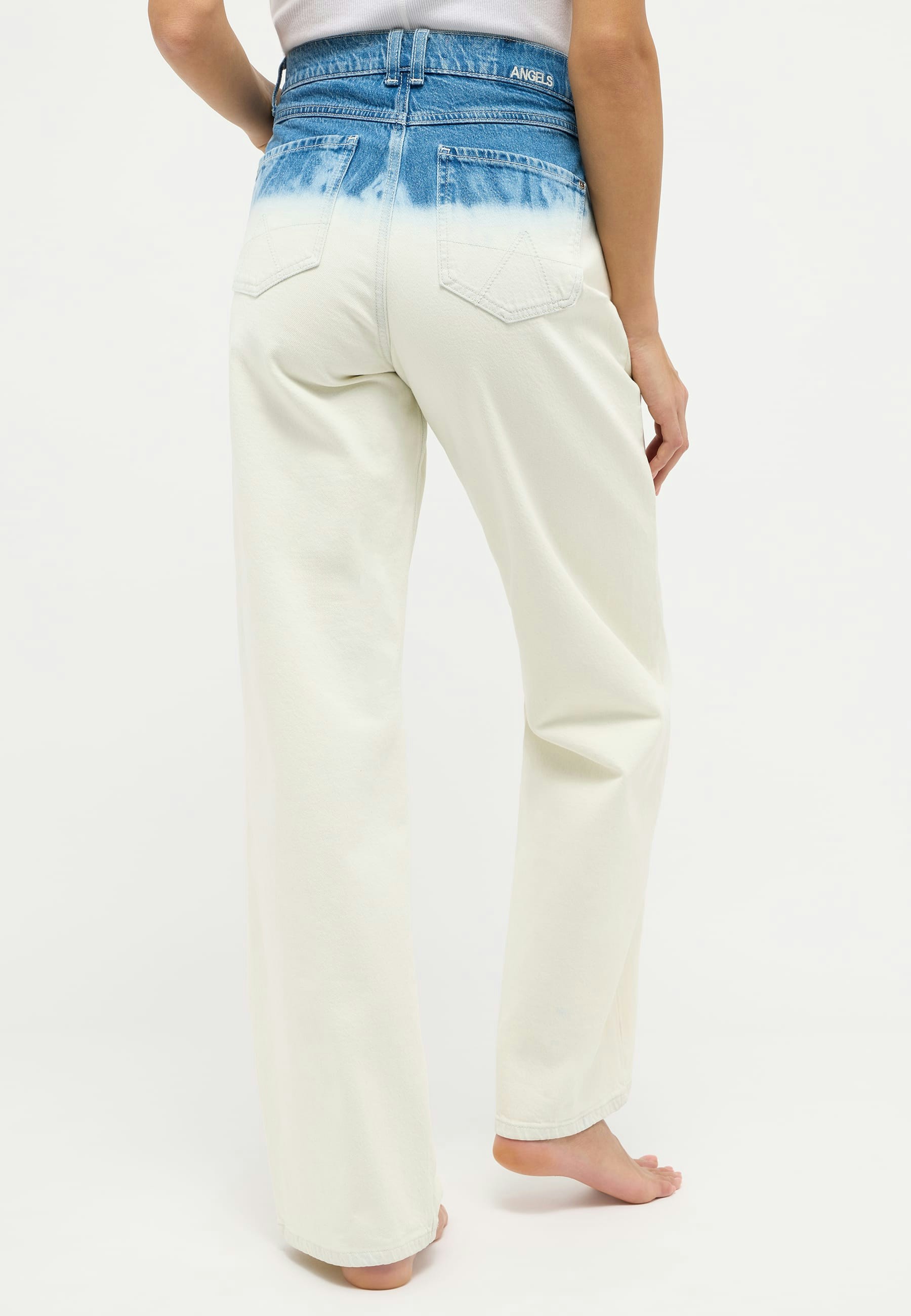 Jeans Liz Fancy mit Batik-Print