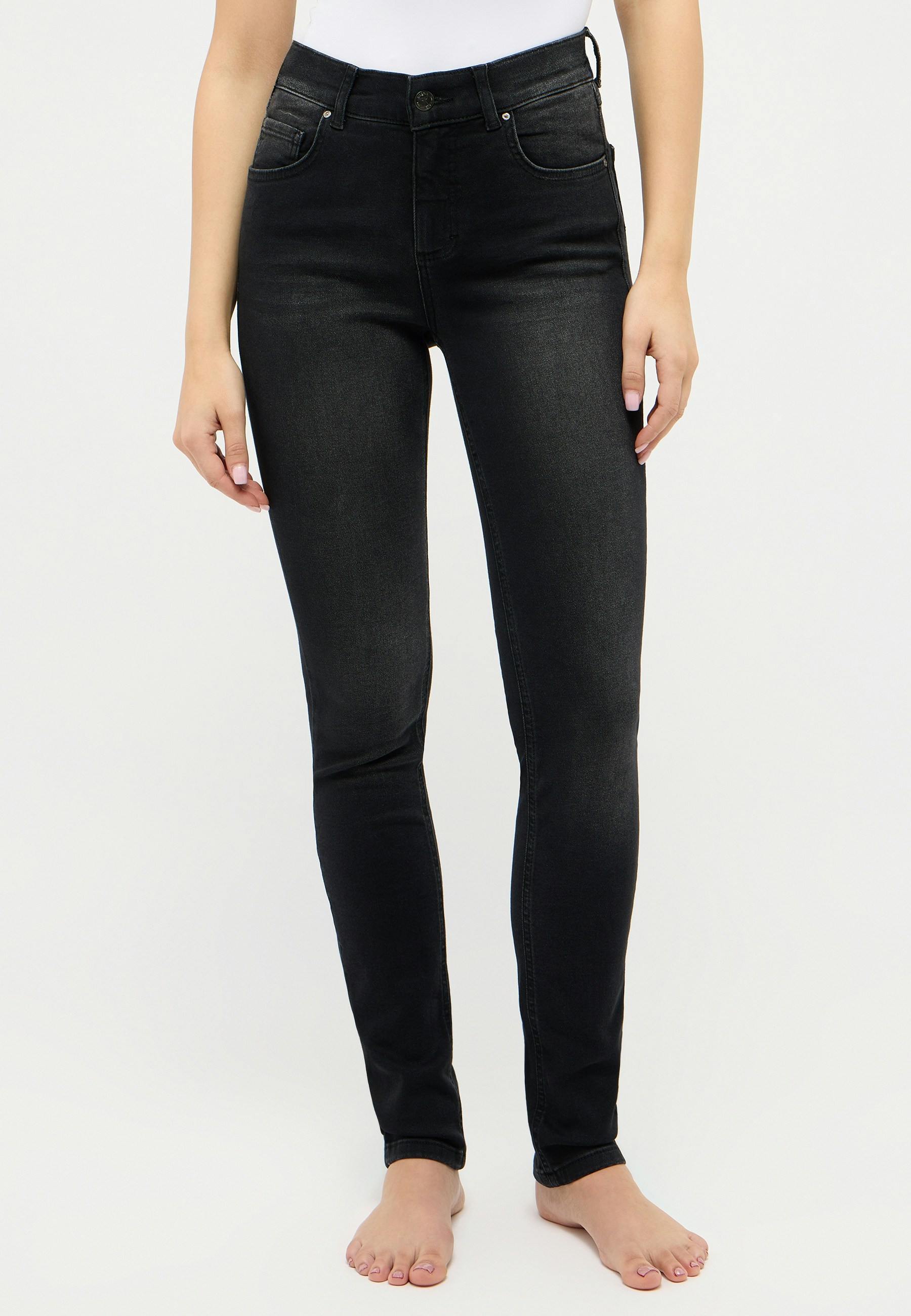 Jeans Skinny mit Used-Waschung
