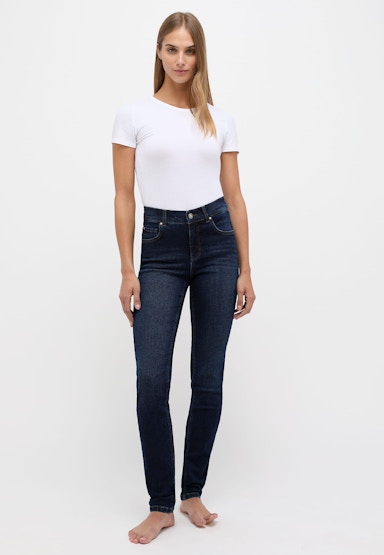 Jeans Skinny mit Used-Waschung