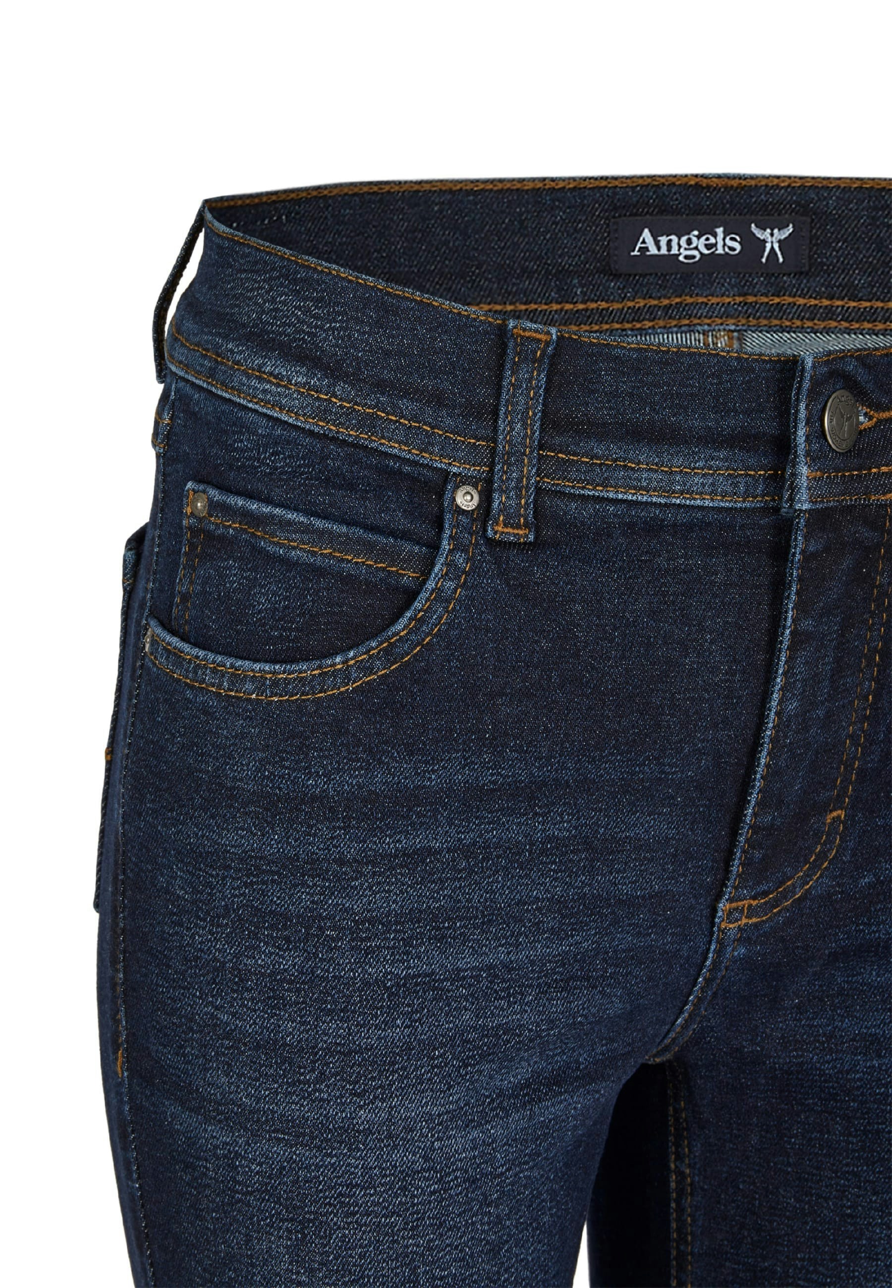 5-Pocket-Jeans Ornella mit Logo-Applikation
