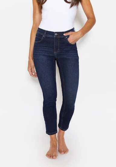 5-Pocket-Jeans Ornella mit Logo-Applikation