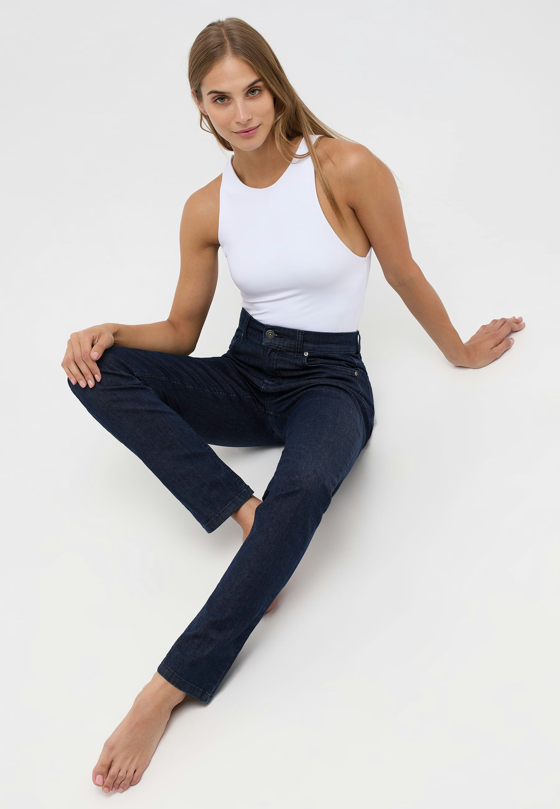 Skinny jeans with organic cotton
