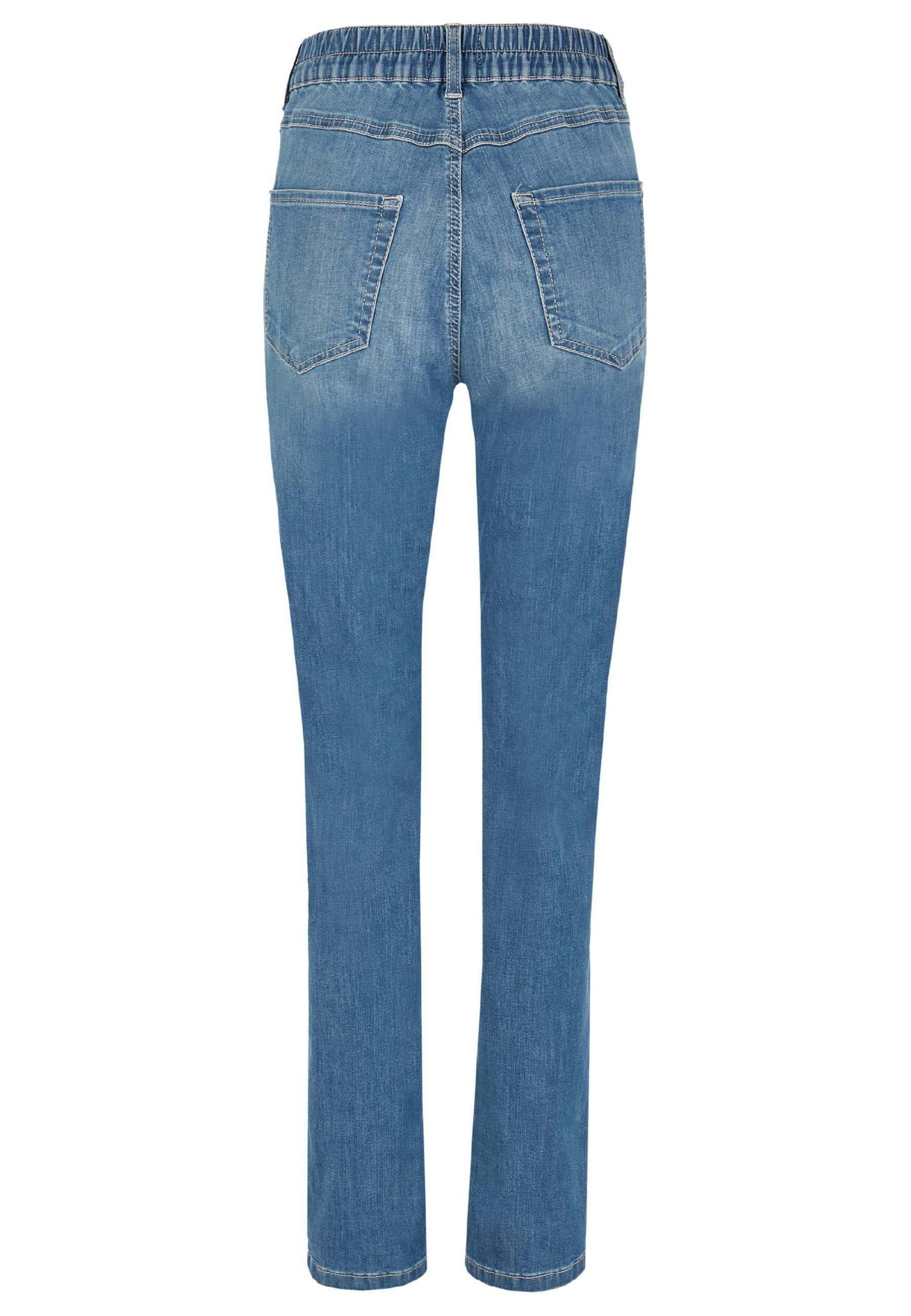 Jeans Tama mit teilelastischem Bund