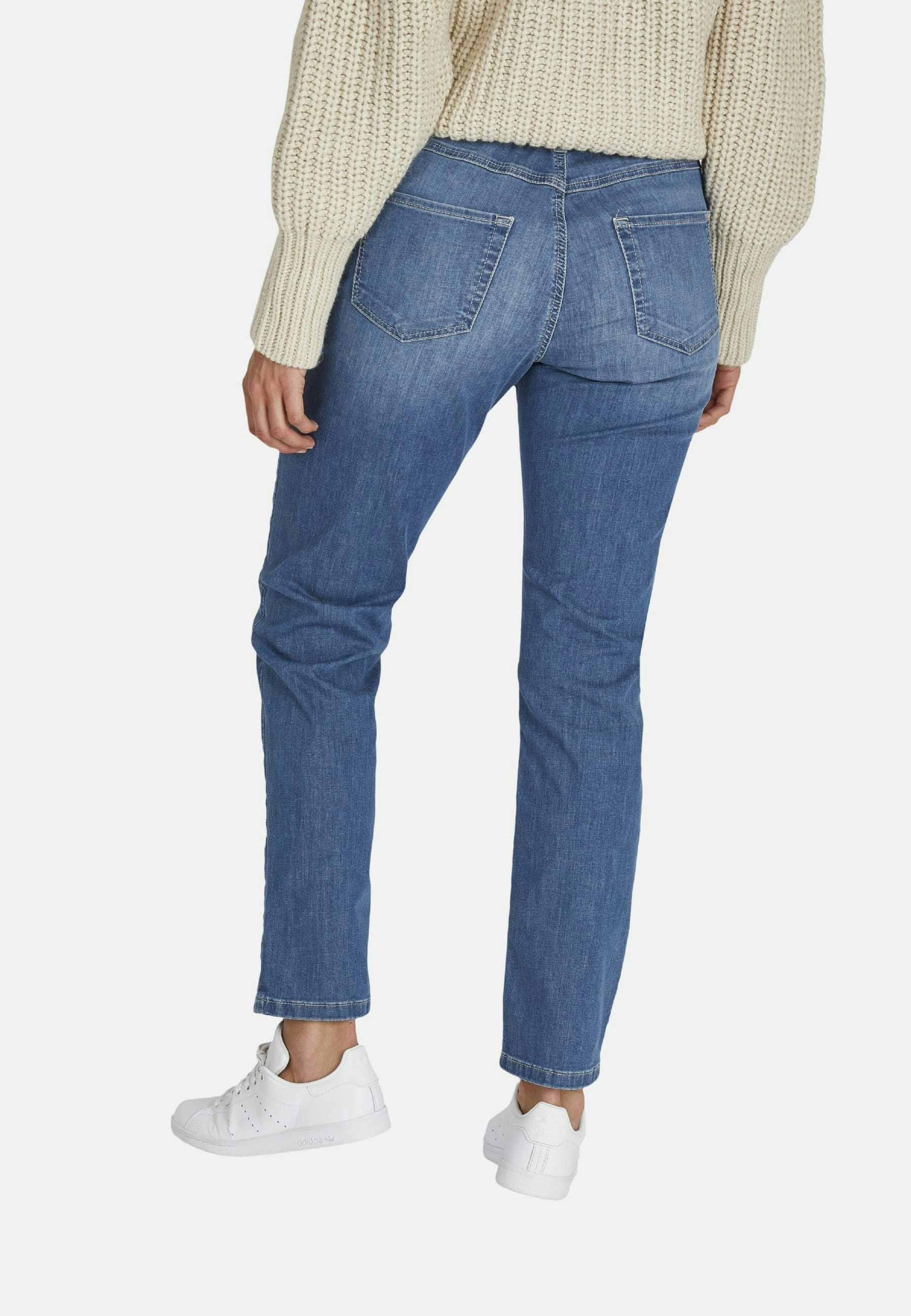 Jeans Tama mit teilelastischem Bund