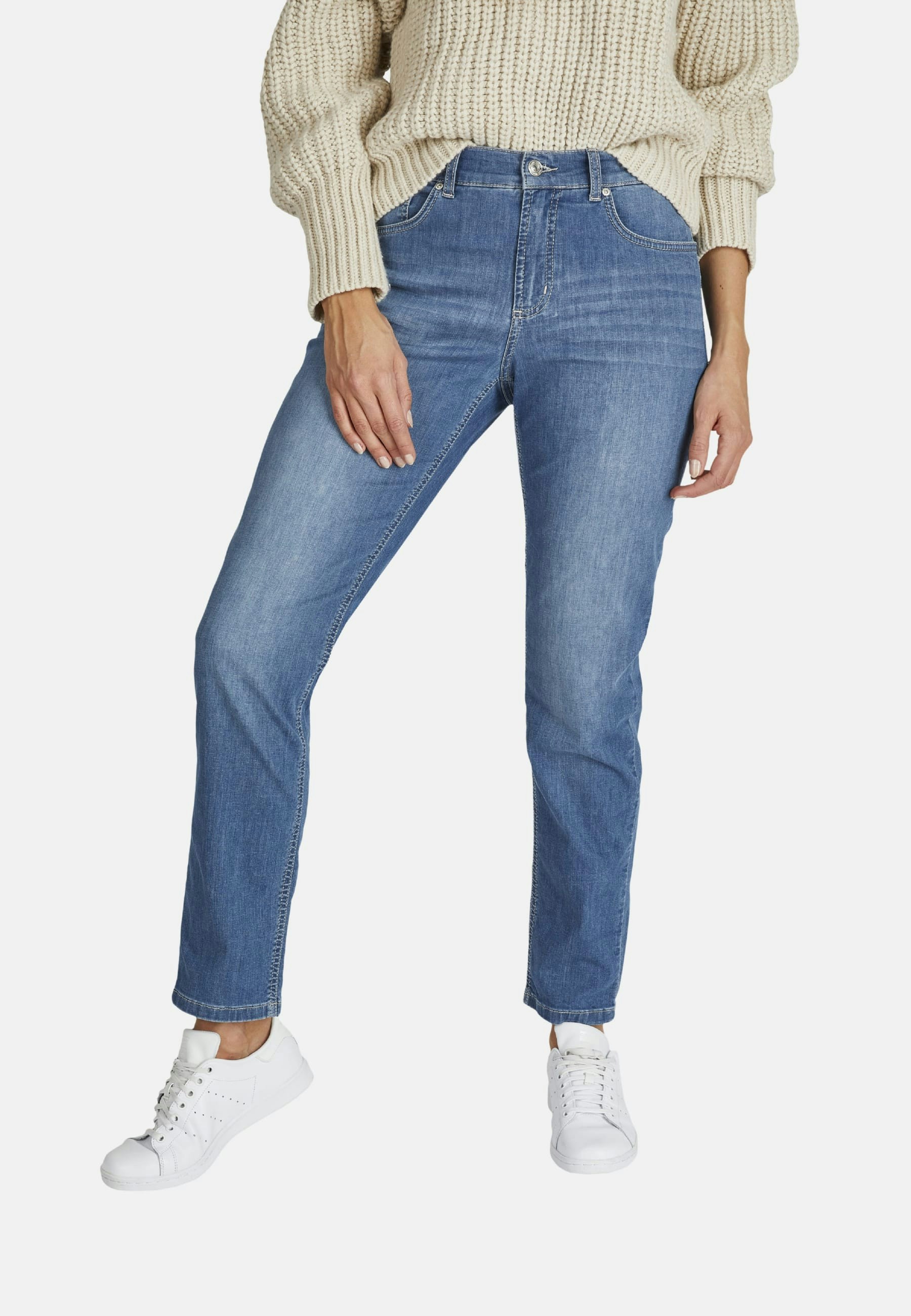 Jeans Tama mit teilelastischem Bund