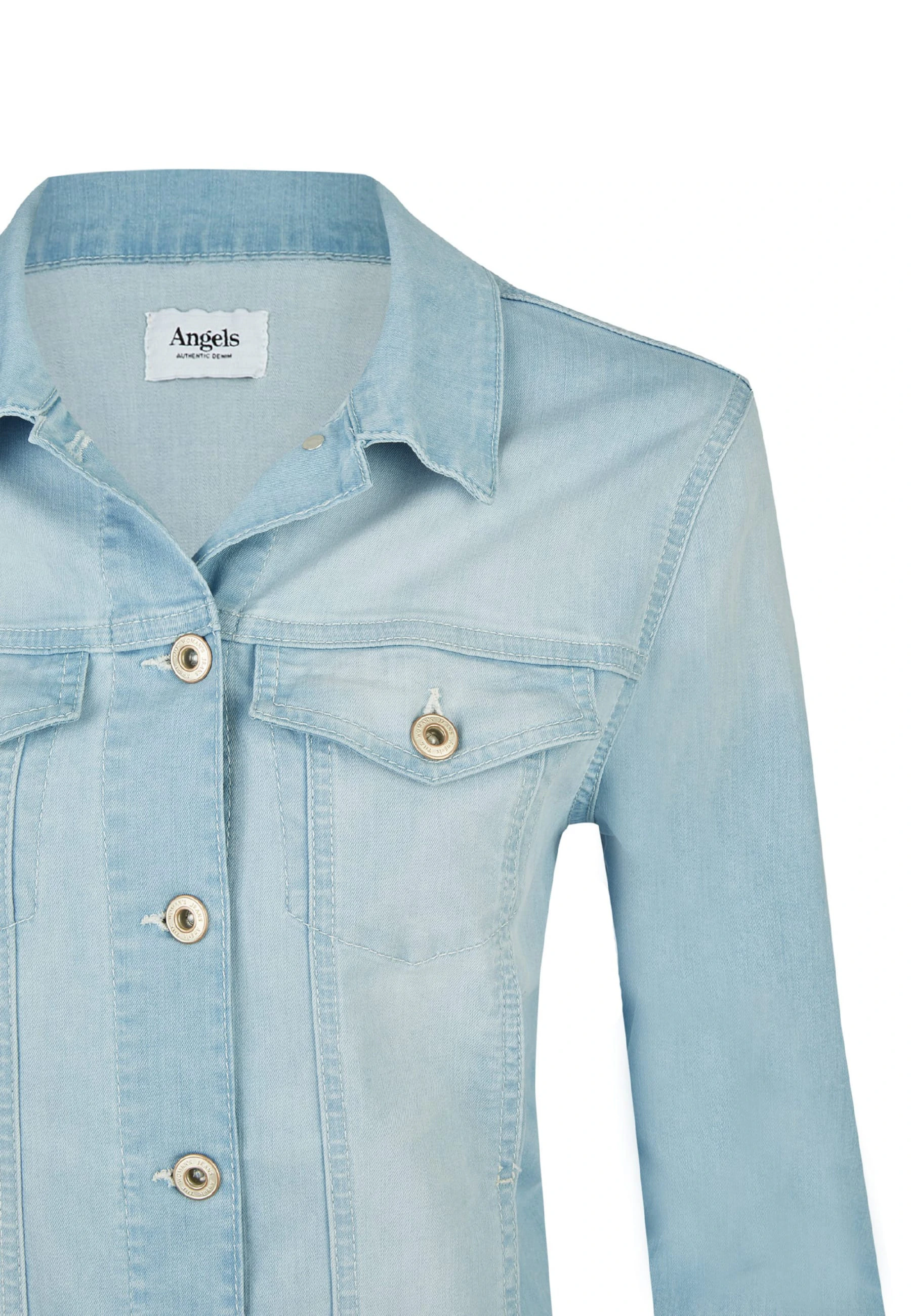 Jeansjacke im Used-Look