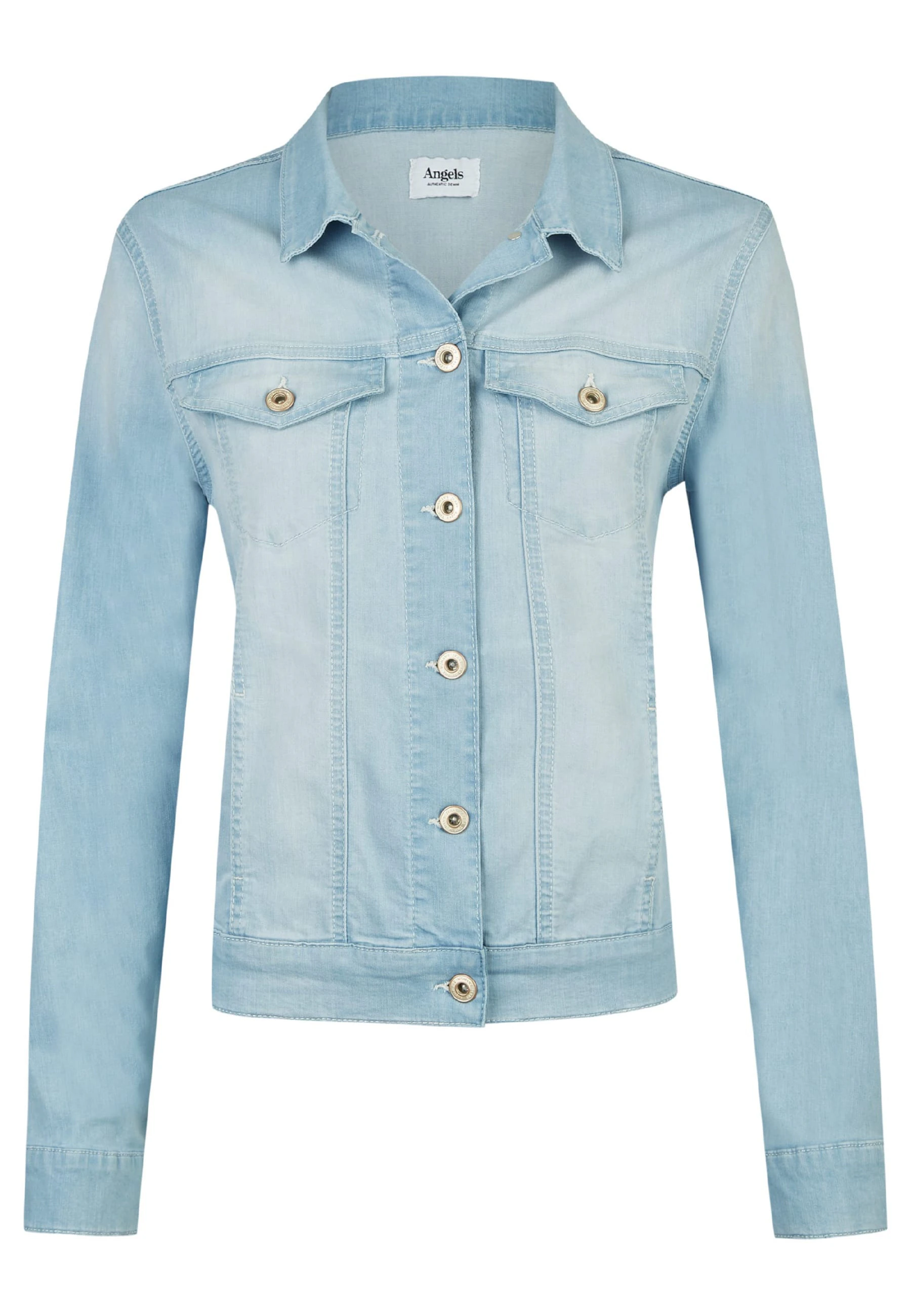 Jeansjacke im Used-Look