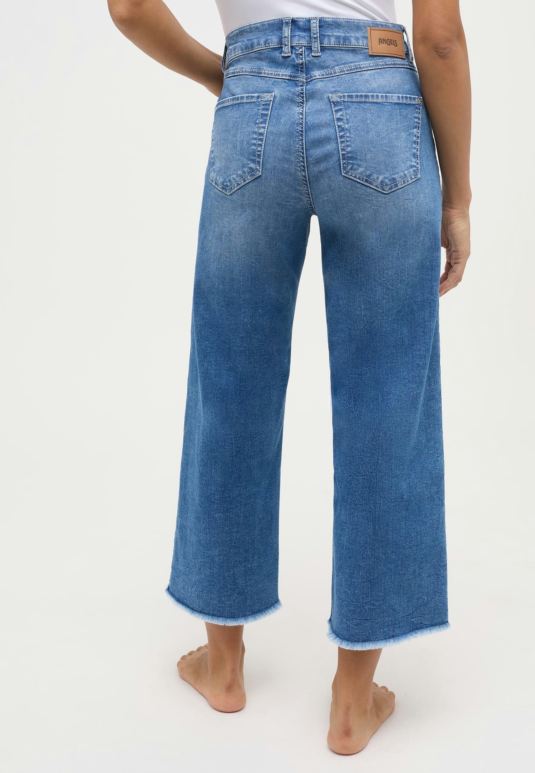 Jeans-Culotte Linn Fringe