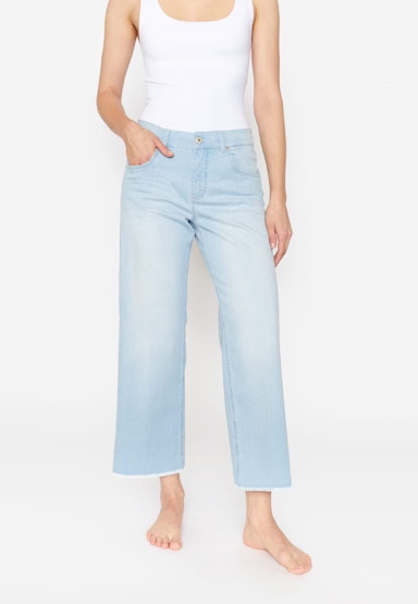 Jeans-Culotte Linn Fringe