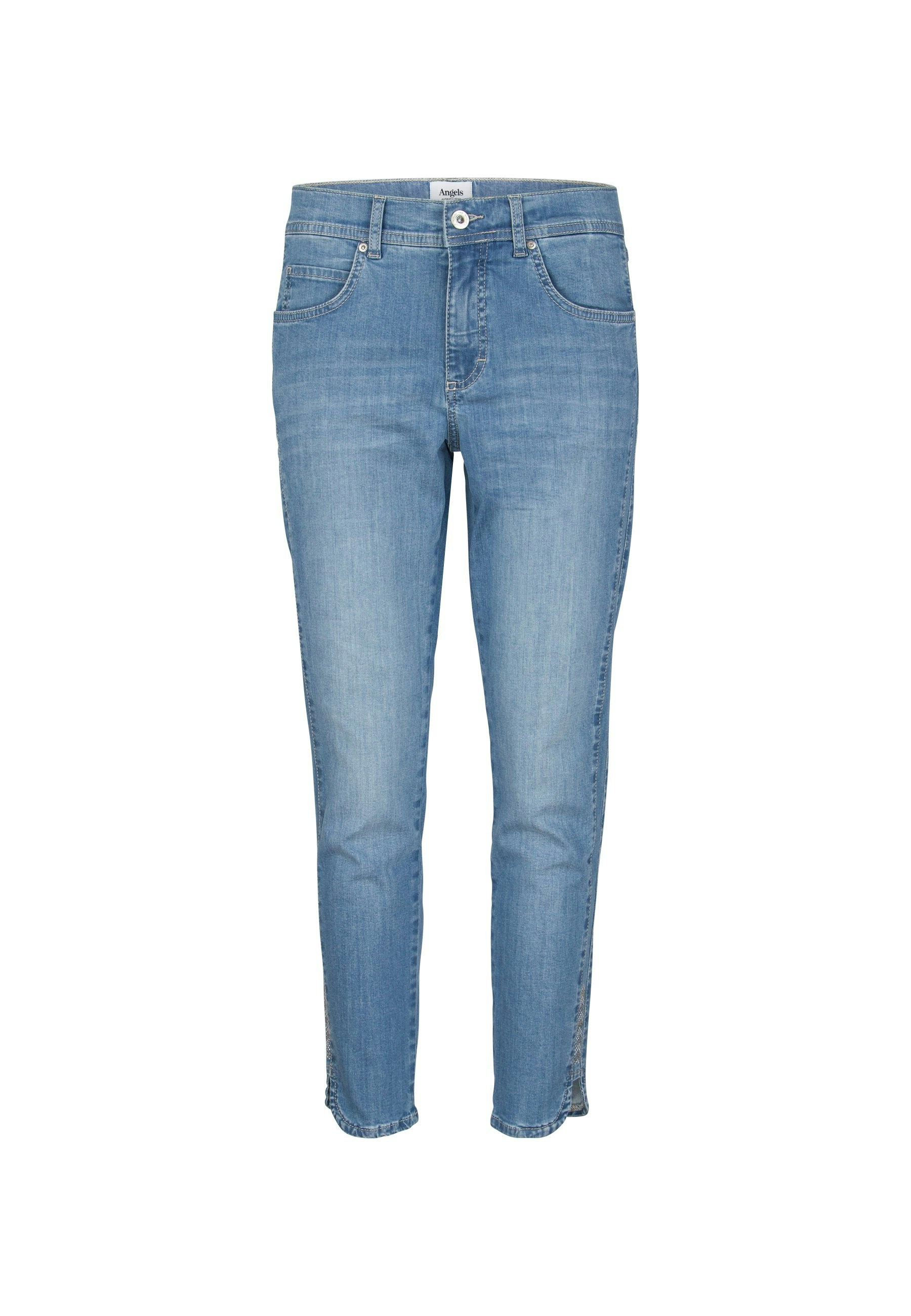 Jeans Ornella Plate mit Beinsaum-Detail