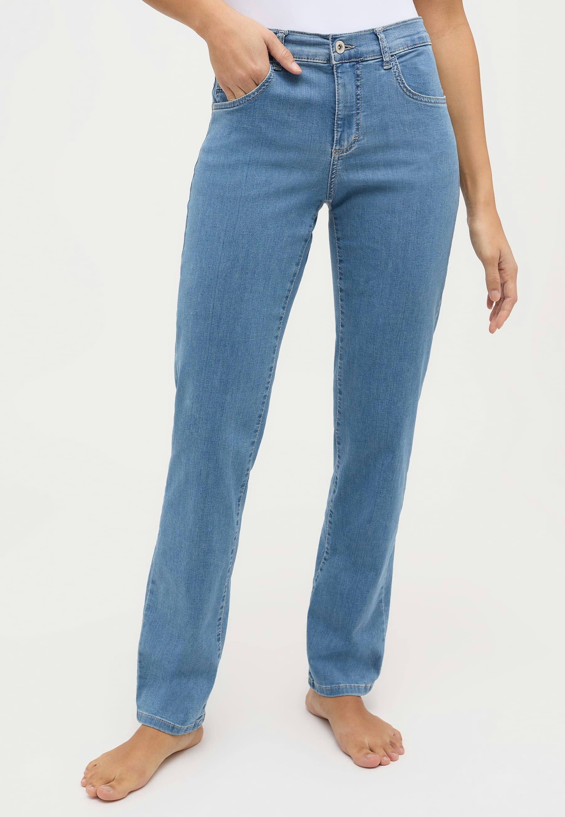Jeans Dolly mit geradem Bein