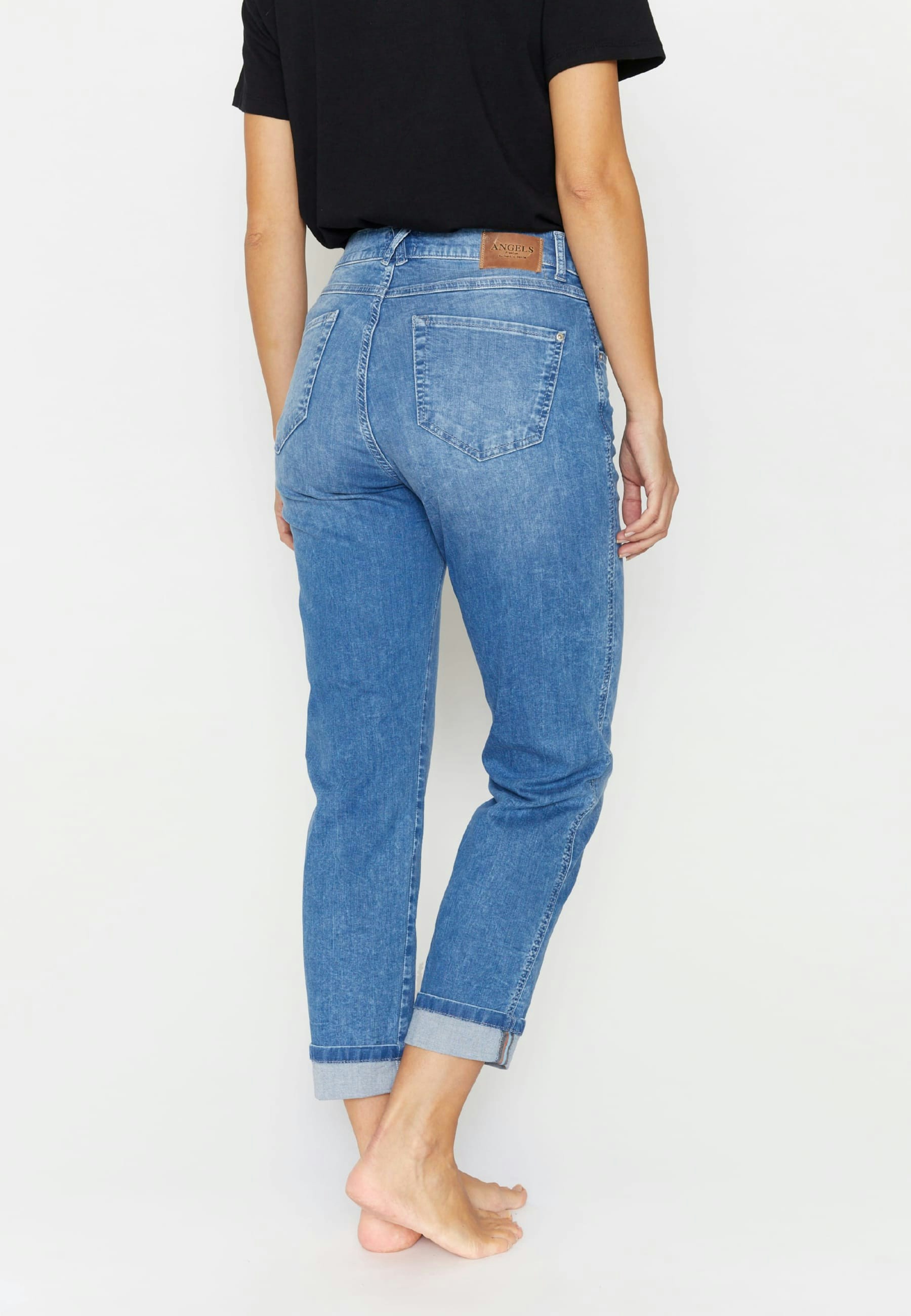 Jeans Darleen Crop TU Ribbon mit Organic Cotton