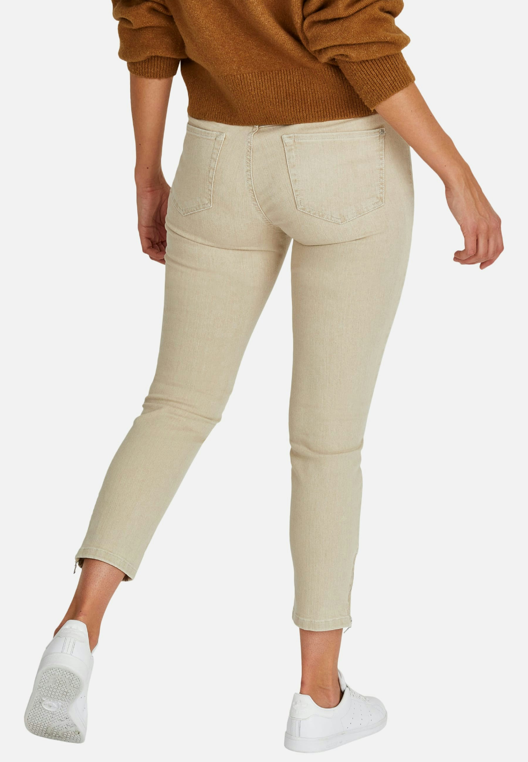 Jeans Skinny Ankle Zip with fashionable zippers