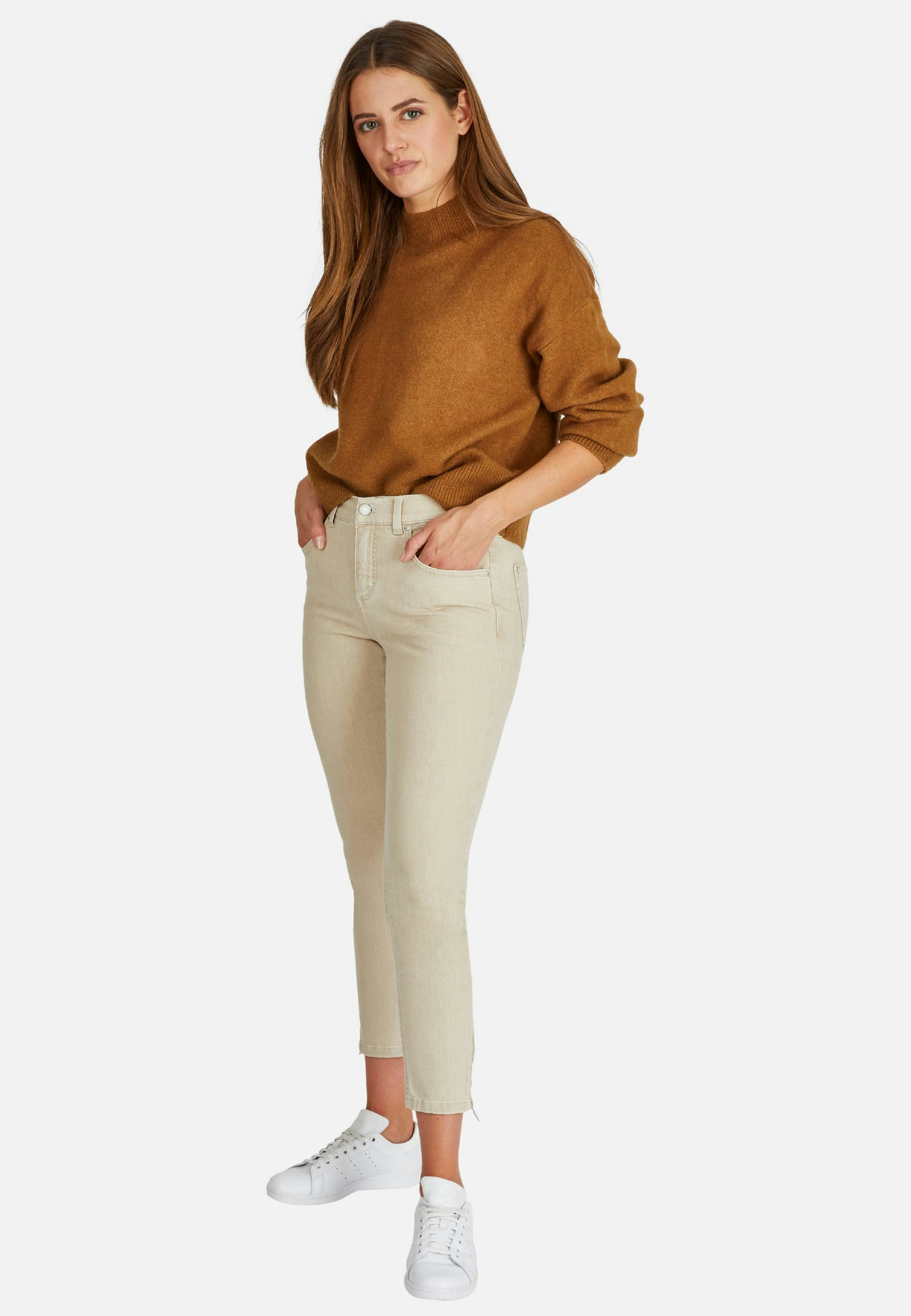 Jeans Skinny Ankle Zip with fashionable zippers