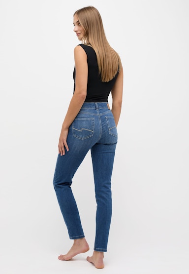 Skinny jeans with authentic denim