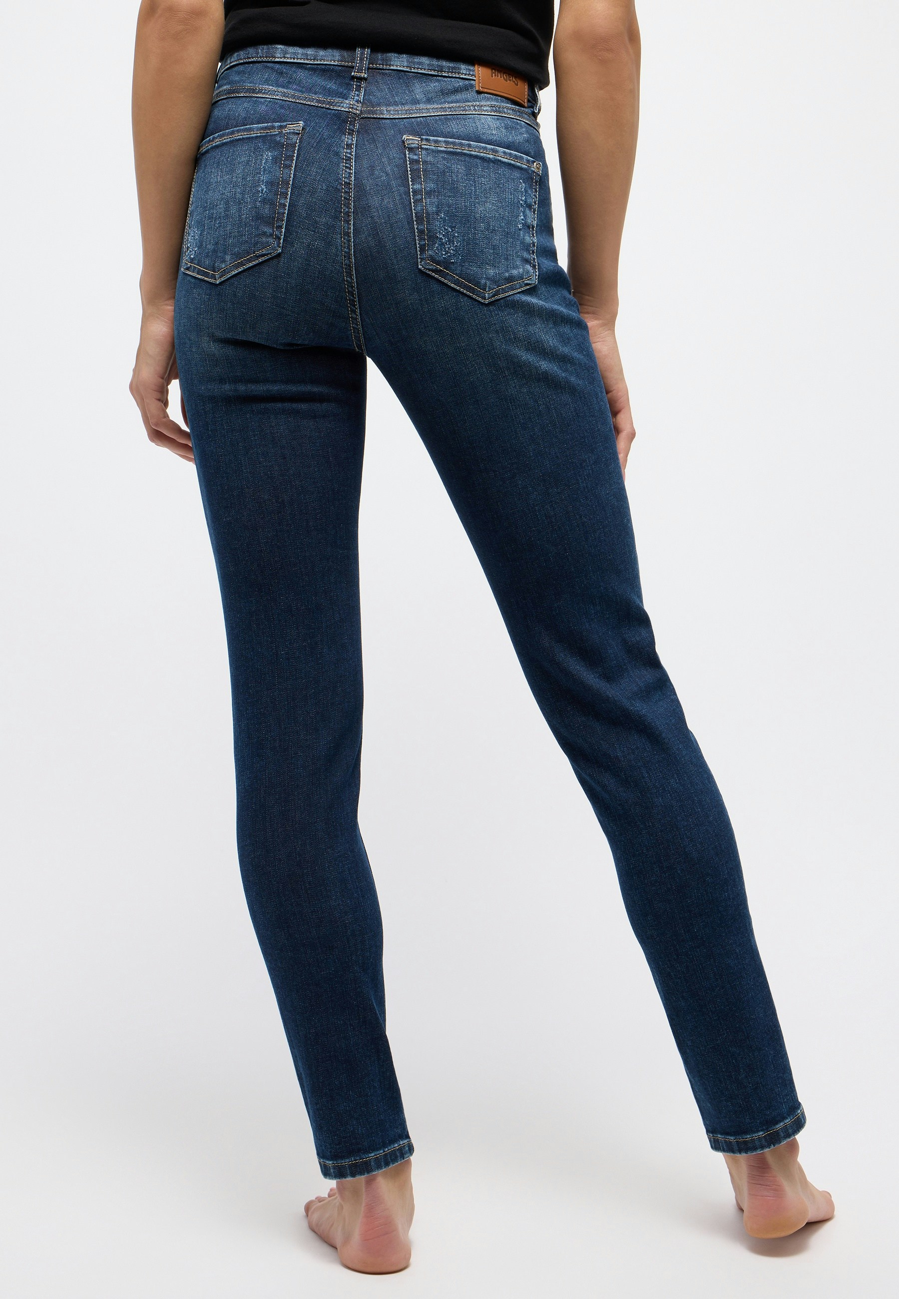Jeans Skinny Destroy Glam mit Ziersteinen
