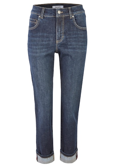 Jeans Cici Crop Peace mit Statement