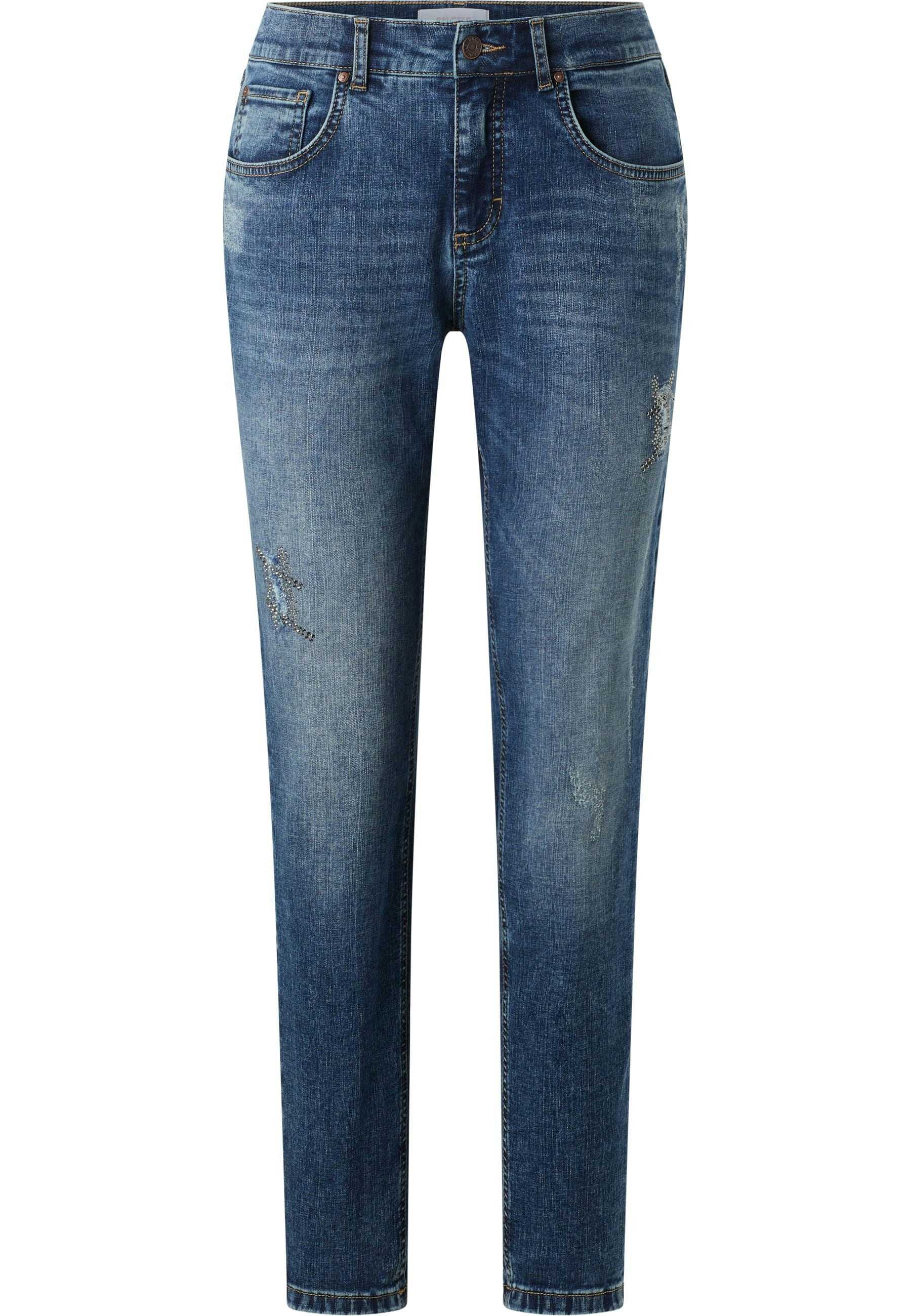 Jeans Boyfriend Diamond mit Strass
