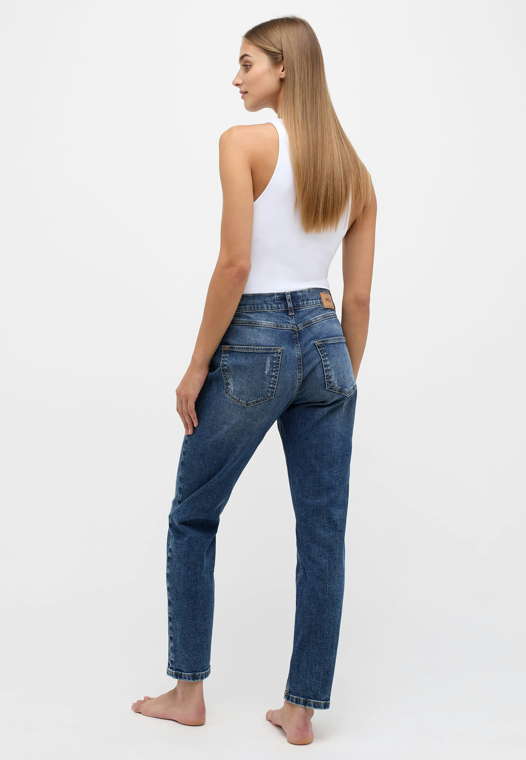 Jeans Boyfriend Diamond mit Strass