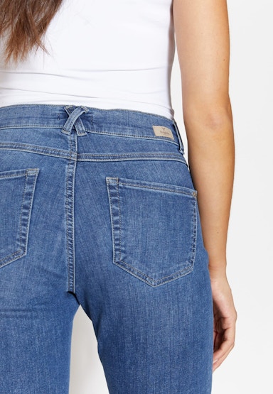 Jeans Darleen Crop mit authentischem Denim