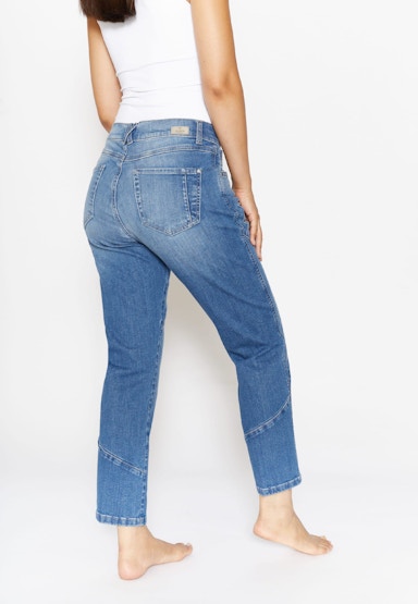 Jeans Darleen Crop Wild mit ZiernÃ¤hten