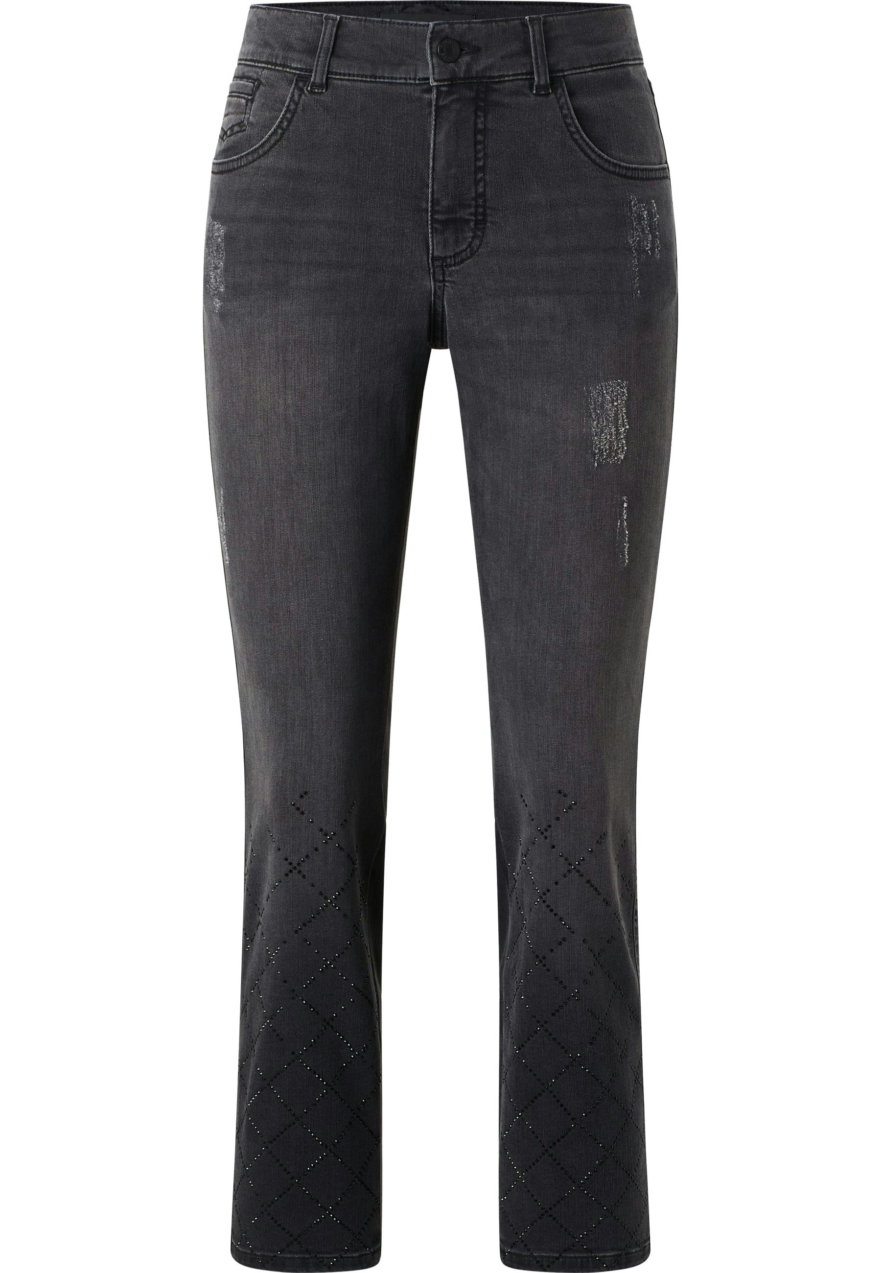 Jeans Darleen Crop Diamond mit Strass