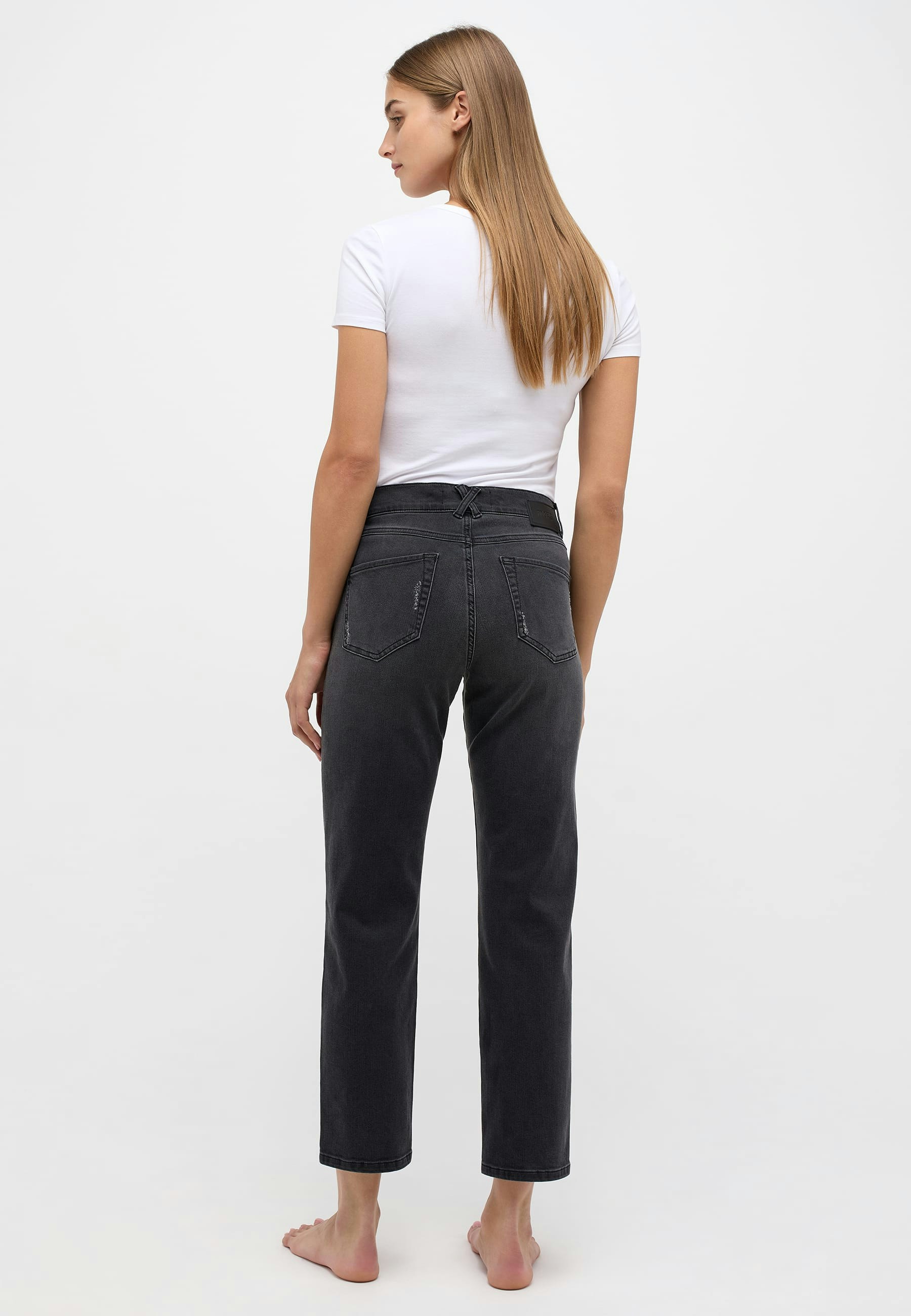 Jeans Darleen Crop Diamond mit Strass