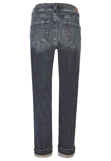 Jeans Darleen Crop TU Chain mit Ziernähten