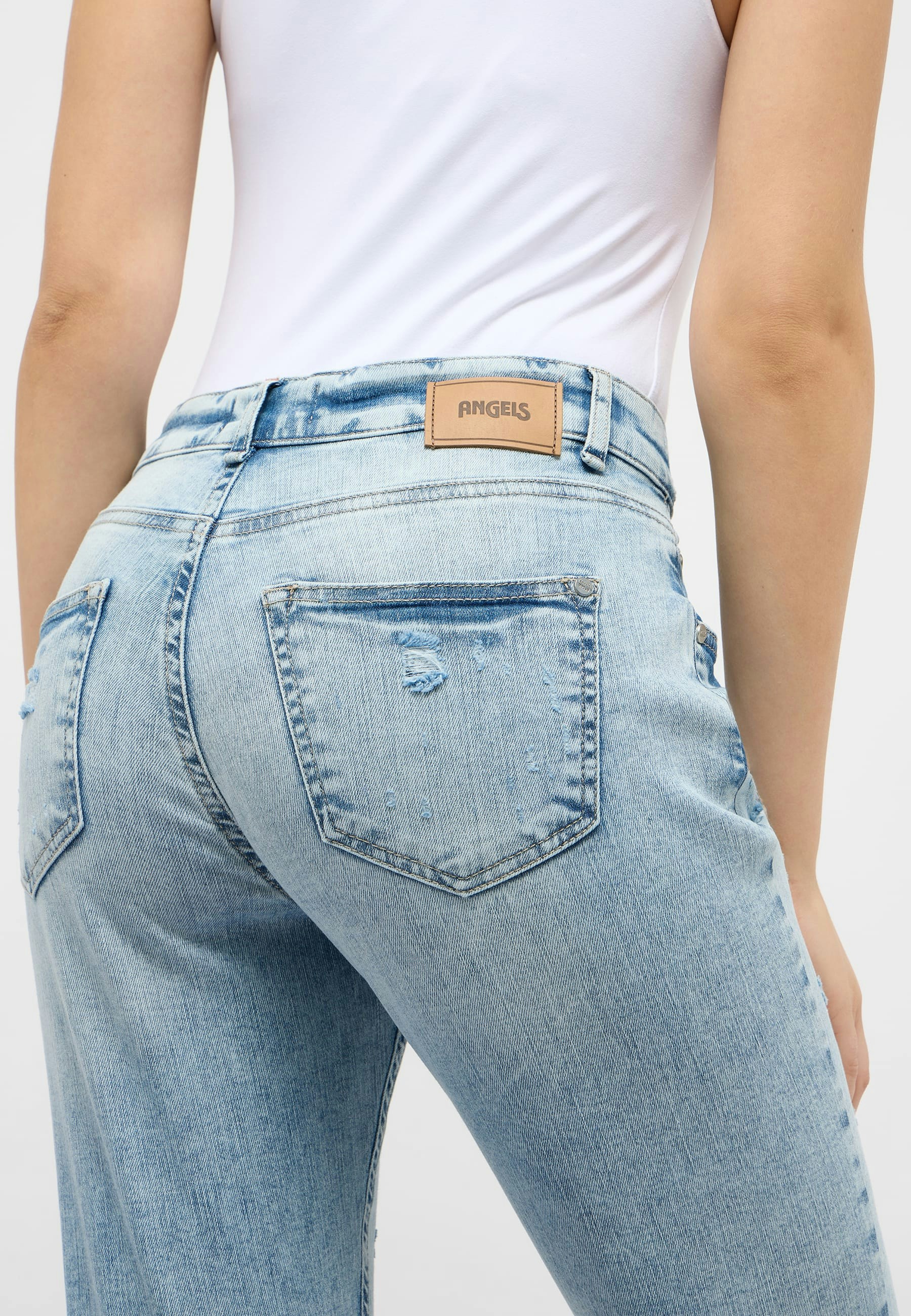 Jeans Boyfriend Destroy Tape