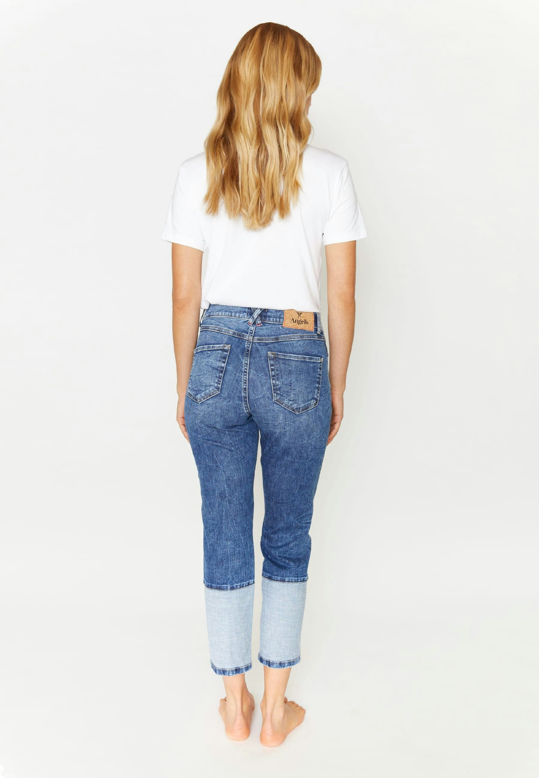Patchwork Jeans Darleen Crop Reverse