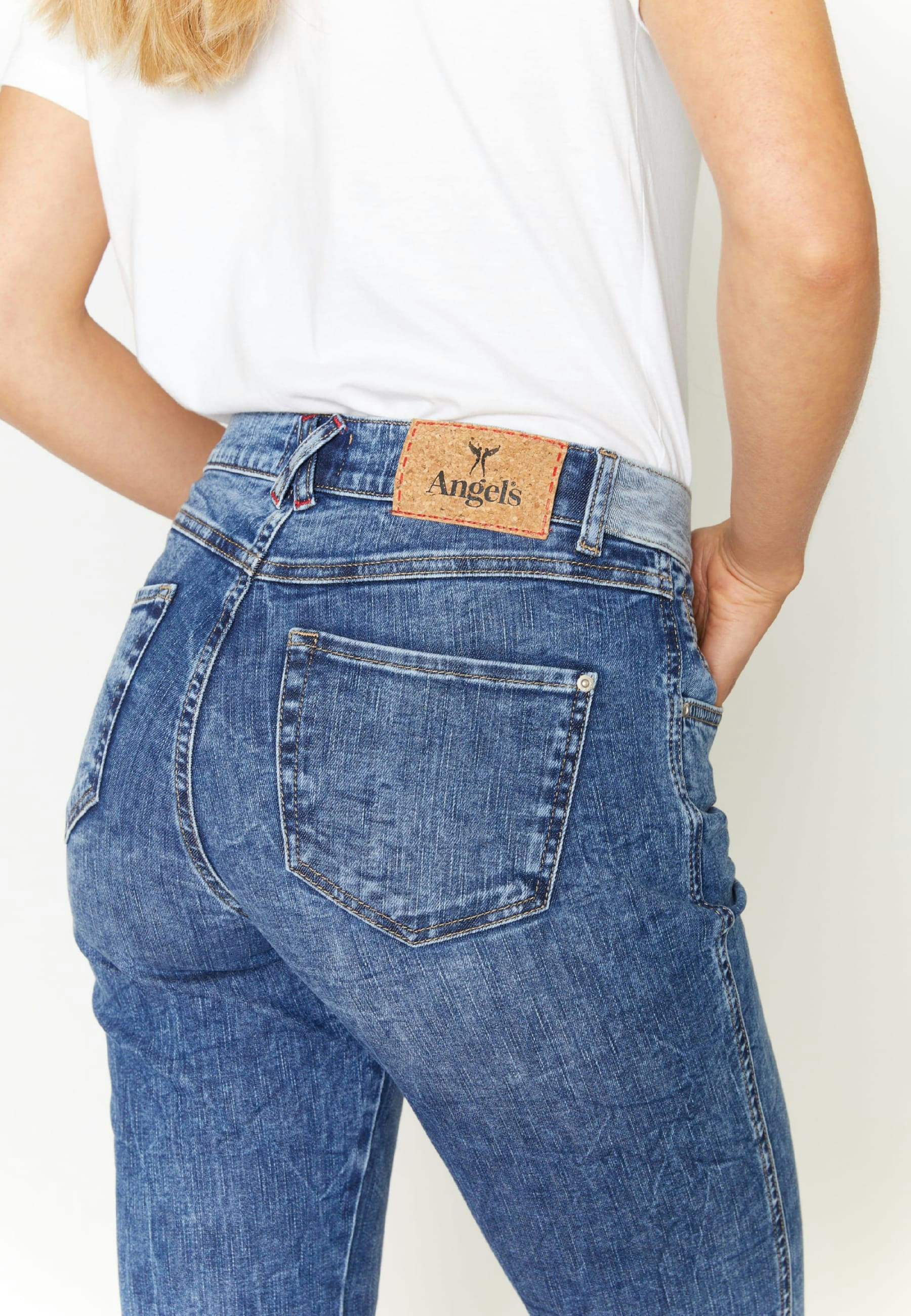 Patchwork Jeans Darleen Crop Reverse