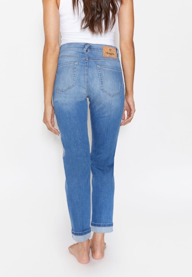 Destroyed-Jeans Darleen Crop TU Patch