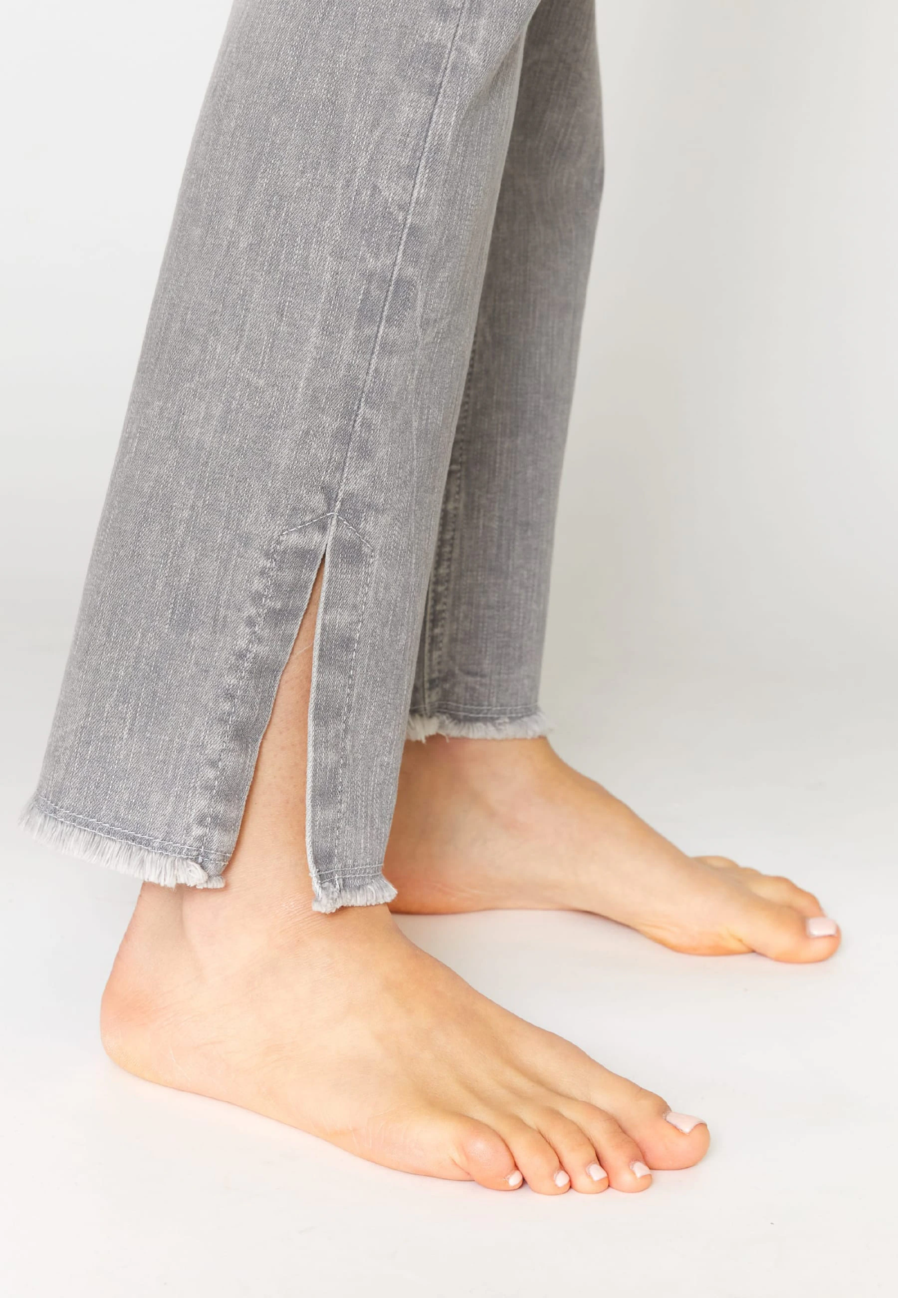 Jeans Leni Slit Fringe mit Bein-Schlitz