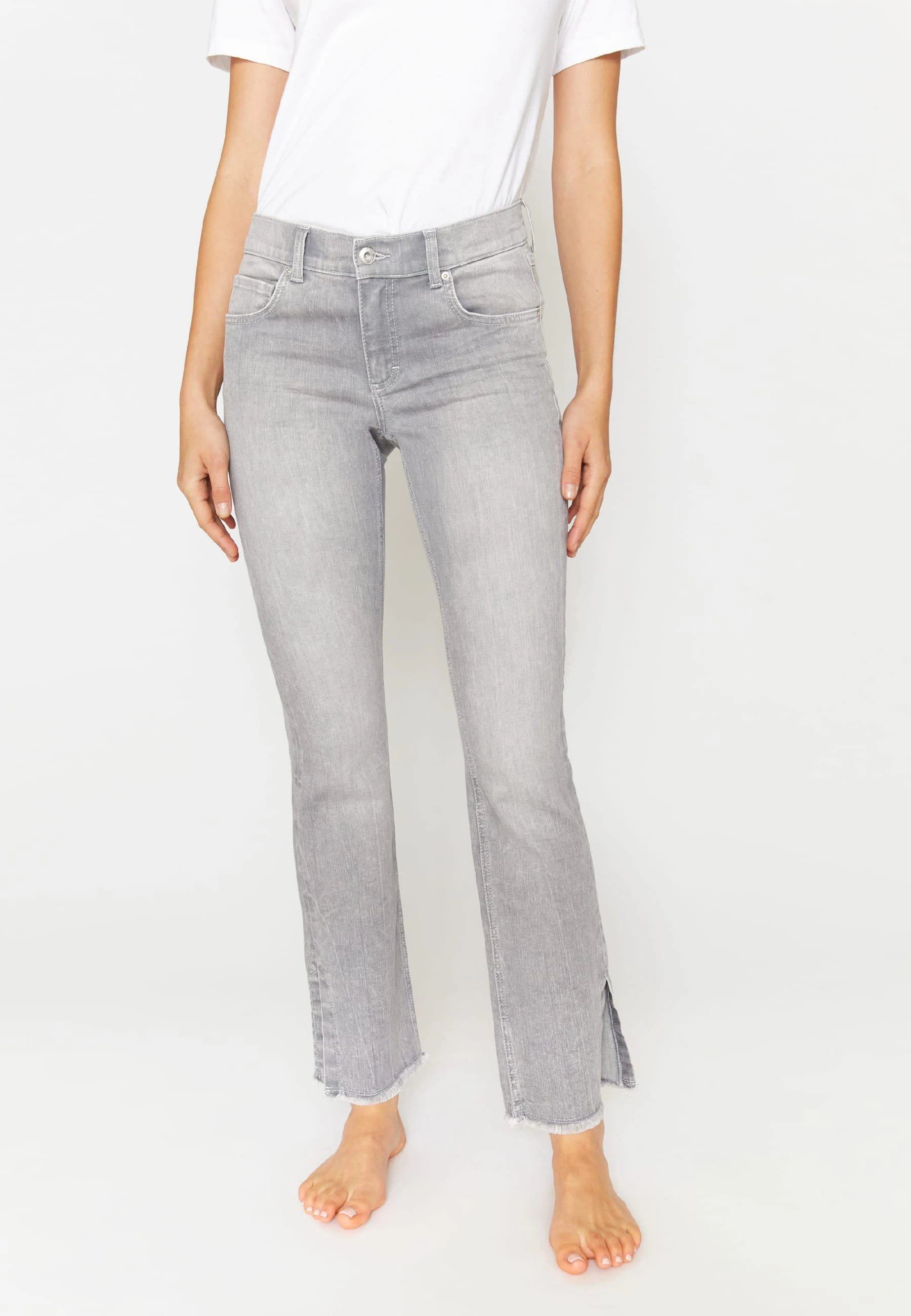 Jeans Leni Slit Fringe mit Bein-Schlitz