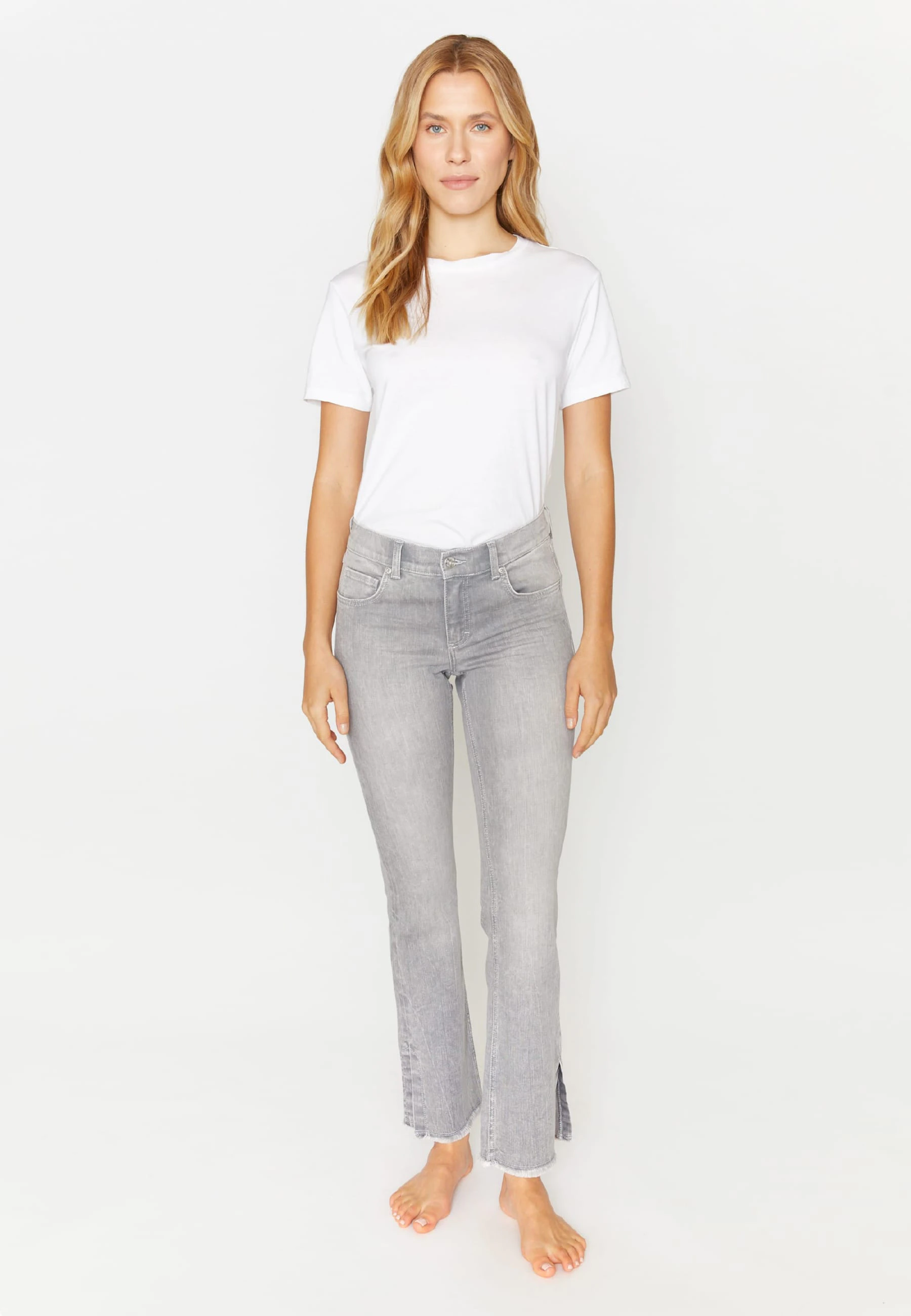 Jeans Leni Slit Fringe mit Bein-Schlitz